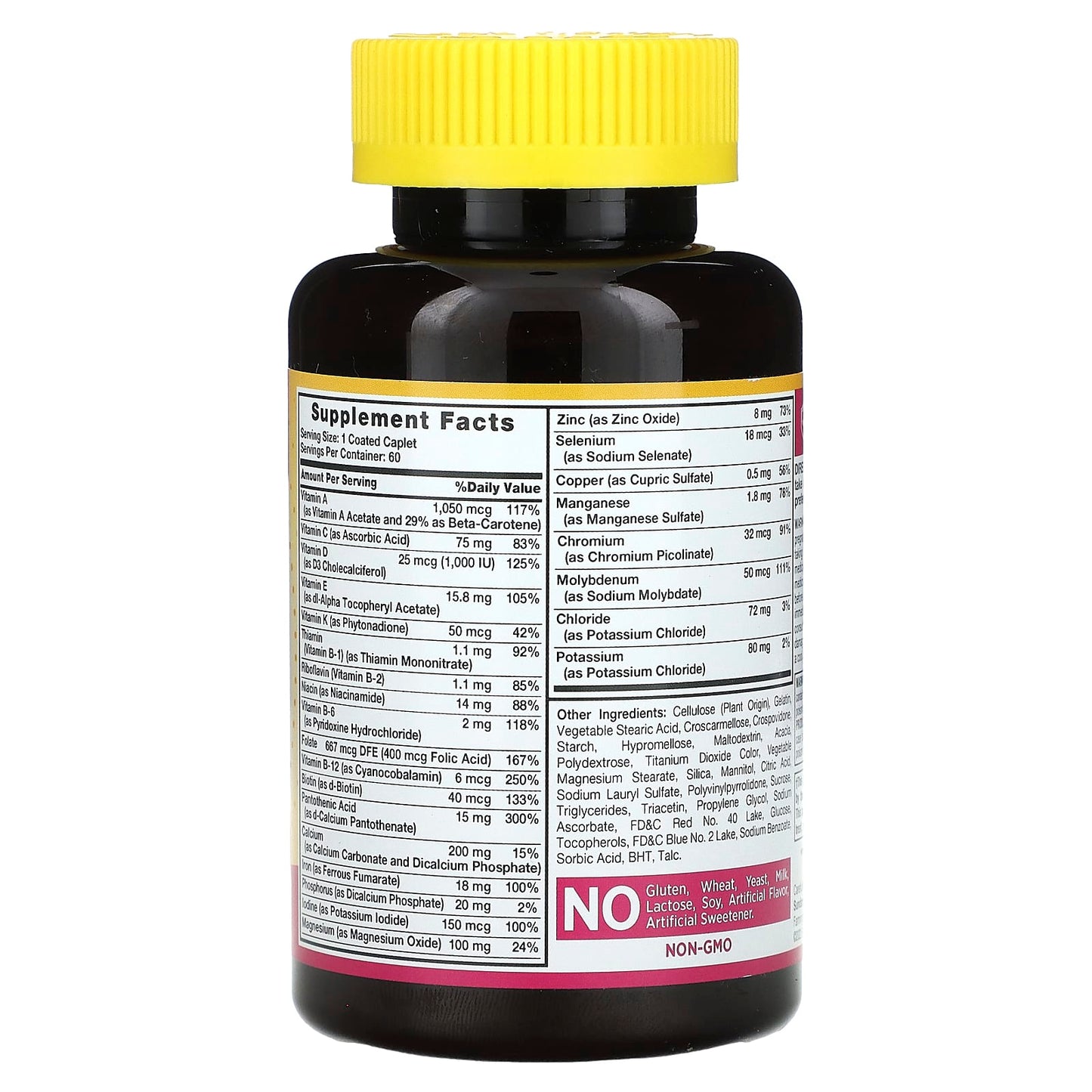 Sundance Vitamins, ABC Complete, Women's Multivitamin & Mineral Formula, 60 Coated Caplets - Image 2