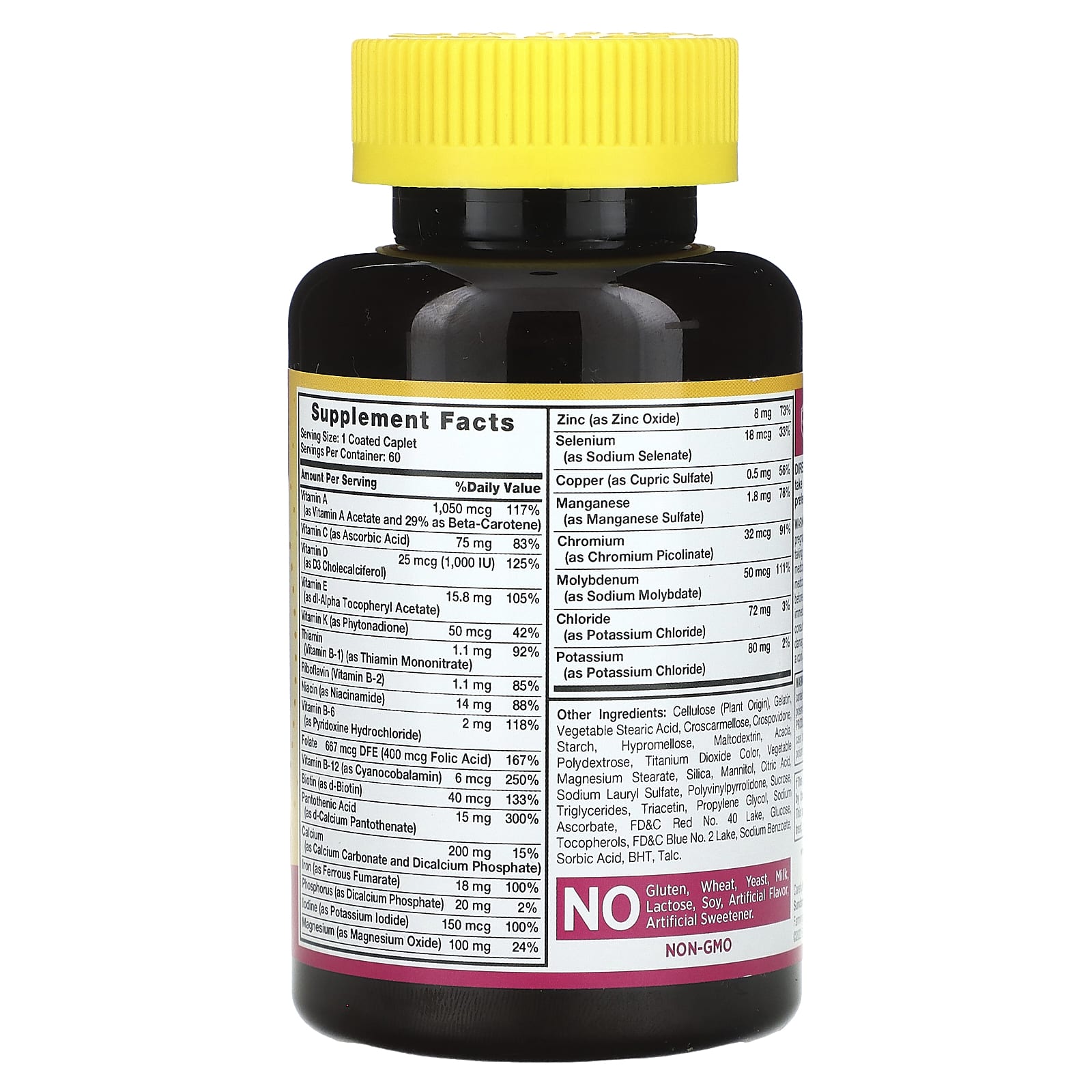 Sundance Vitamins, ABC Complete, Women's Multivitamin & Mineral Formula, 60 Coated Caplets - Image 2