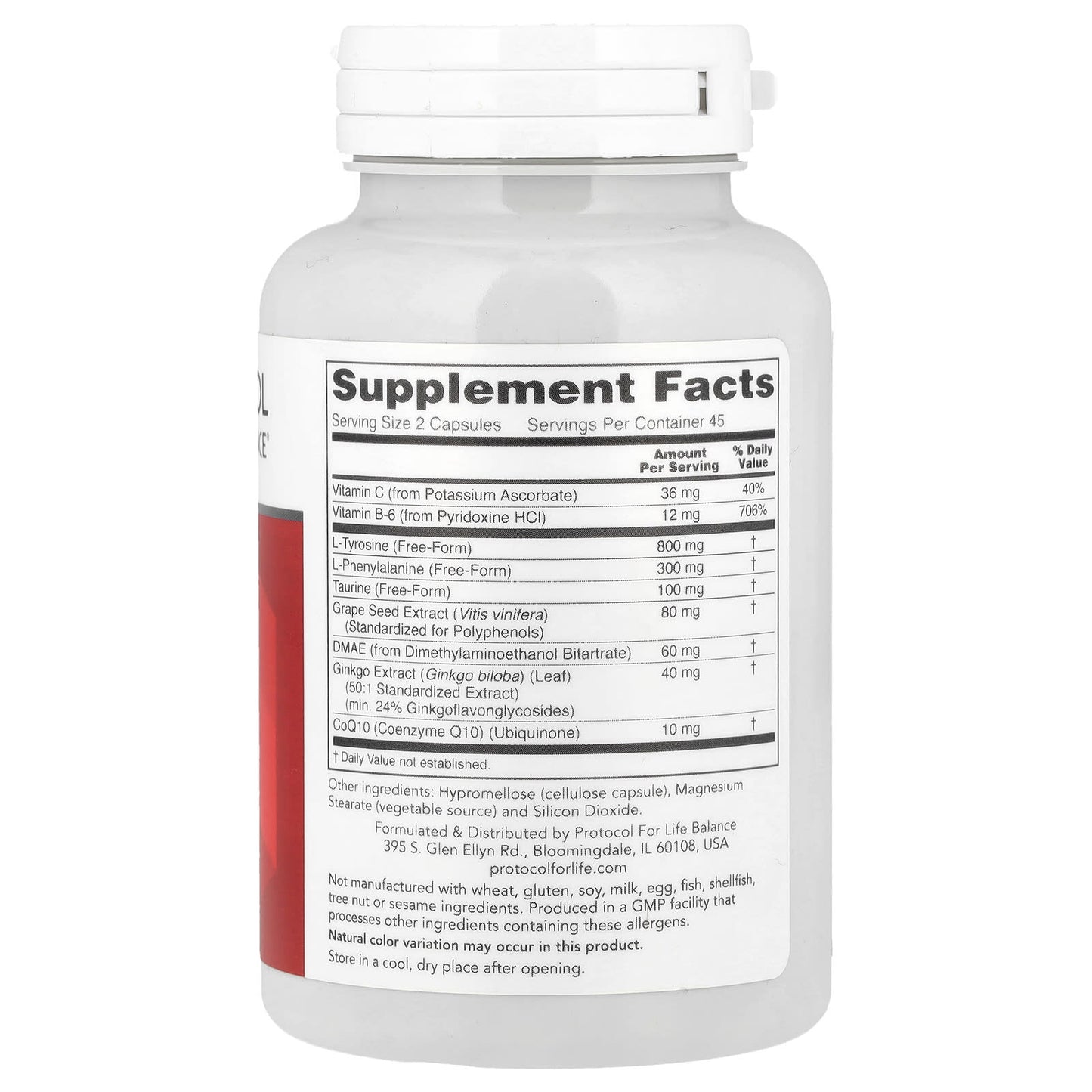 Protocol for Life Balance, Ortho Focus, 90 Capsules - Image 2