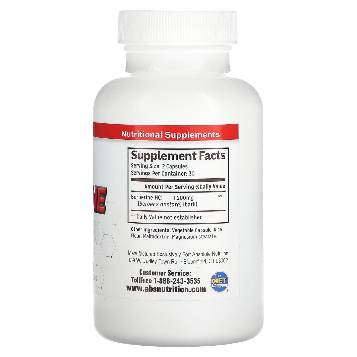 Berberine Supplement by Absolute Nutrition - 600mg per Capsule - Image 2