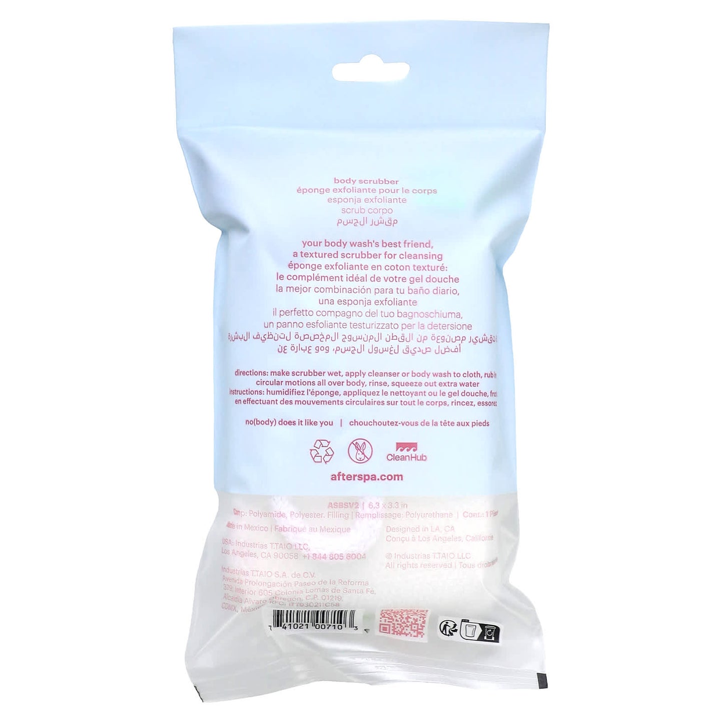AfterSpa Body Scrubber for Smooth Skin - Gentle Exfoliator - Image 2