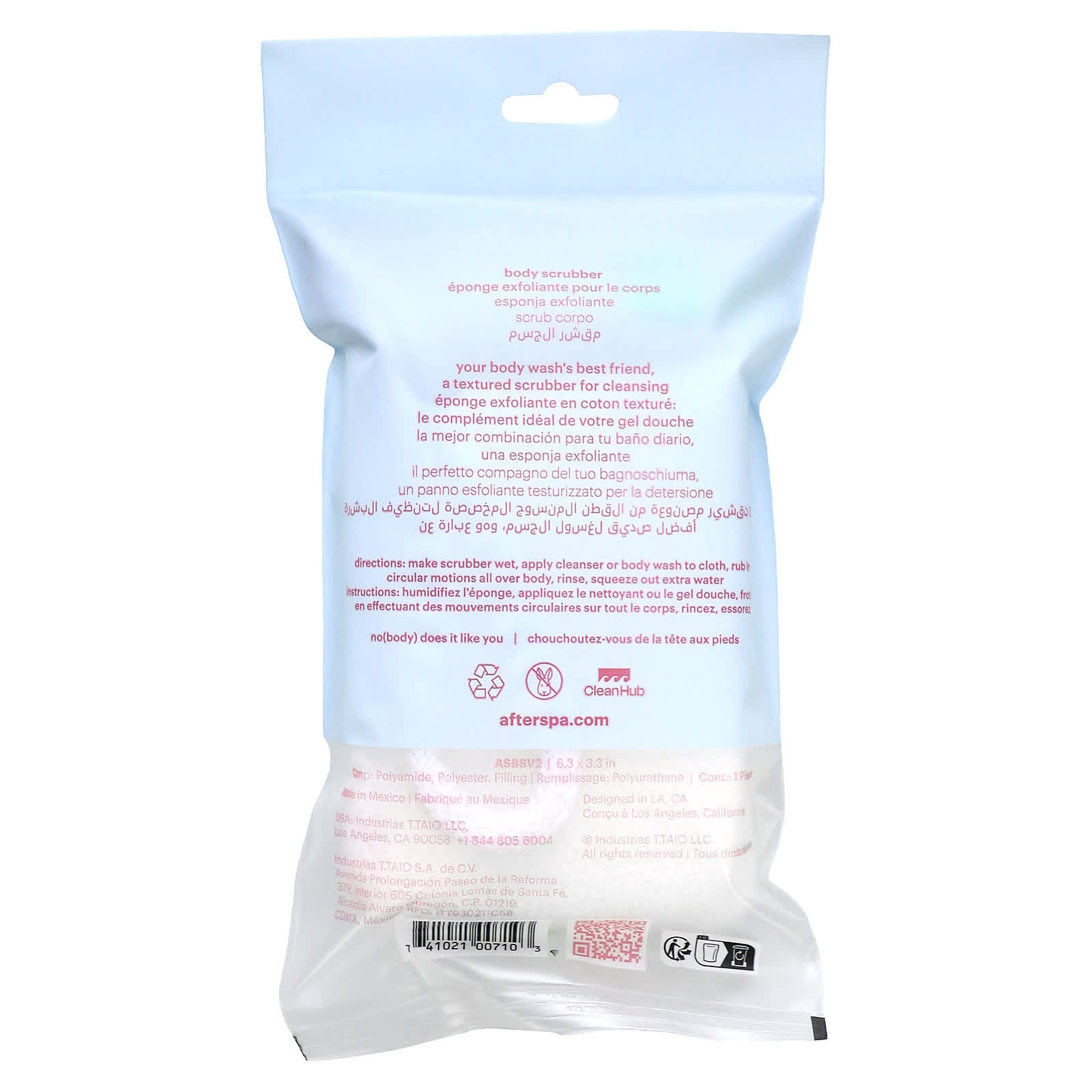 AfterSpa Body Scrubber for Smooth Skin - Gentle Exfoliator - Image 2