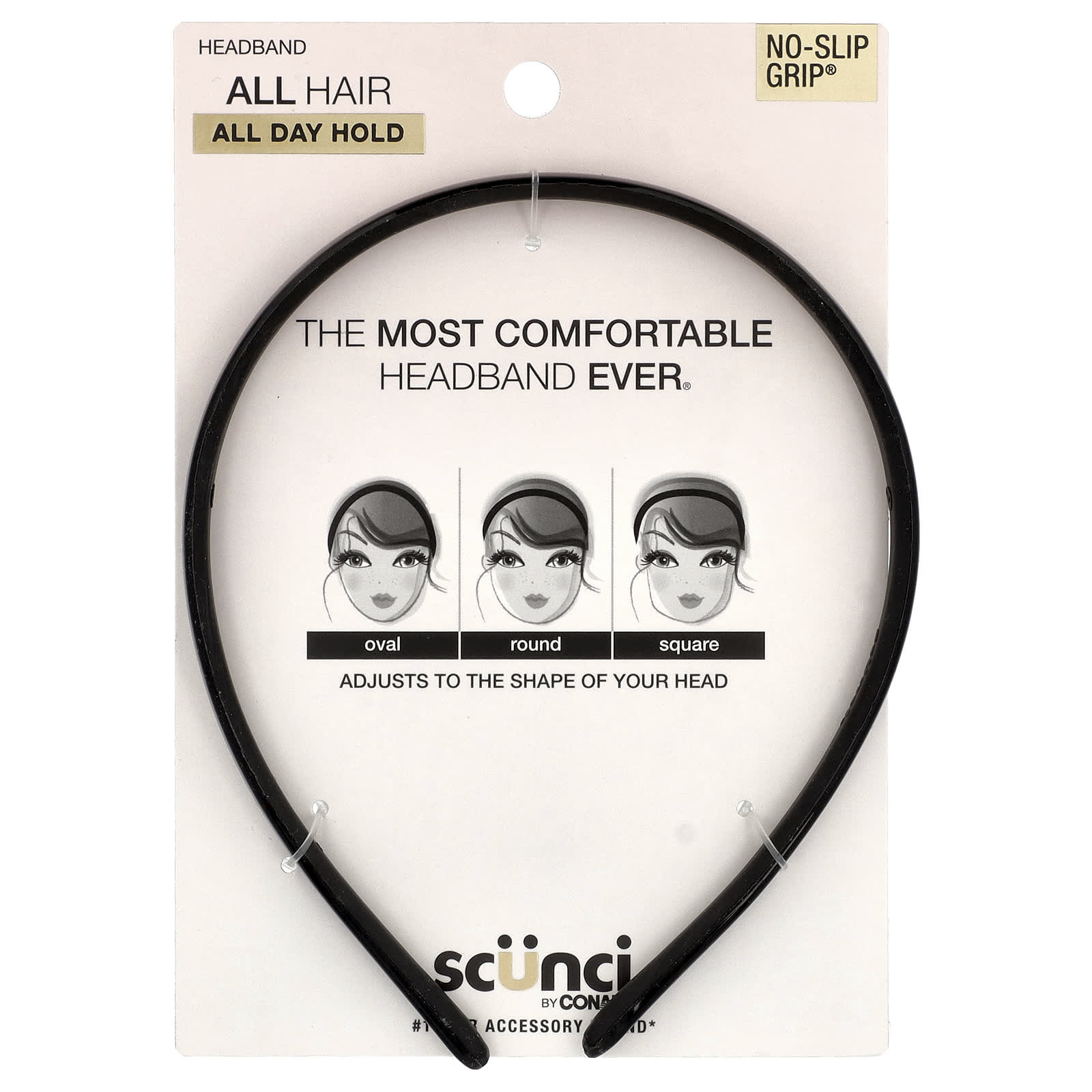 Scunci, No-Slip Grip® Headband, 1 Piece - Image 1