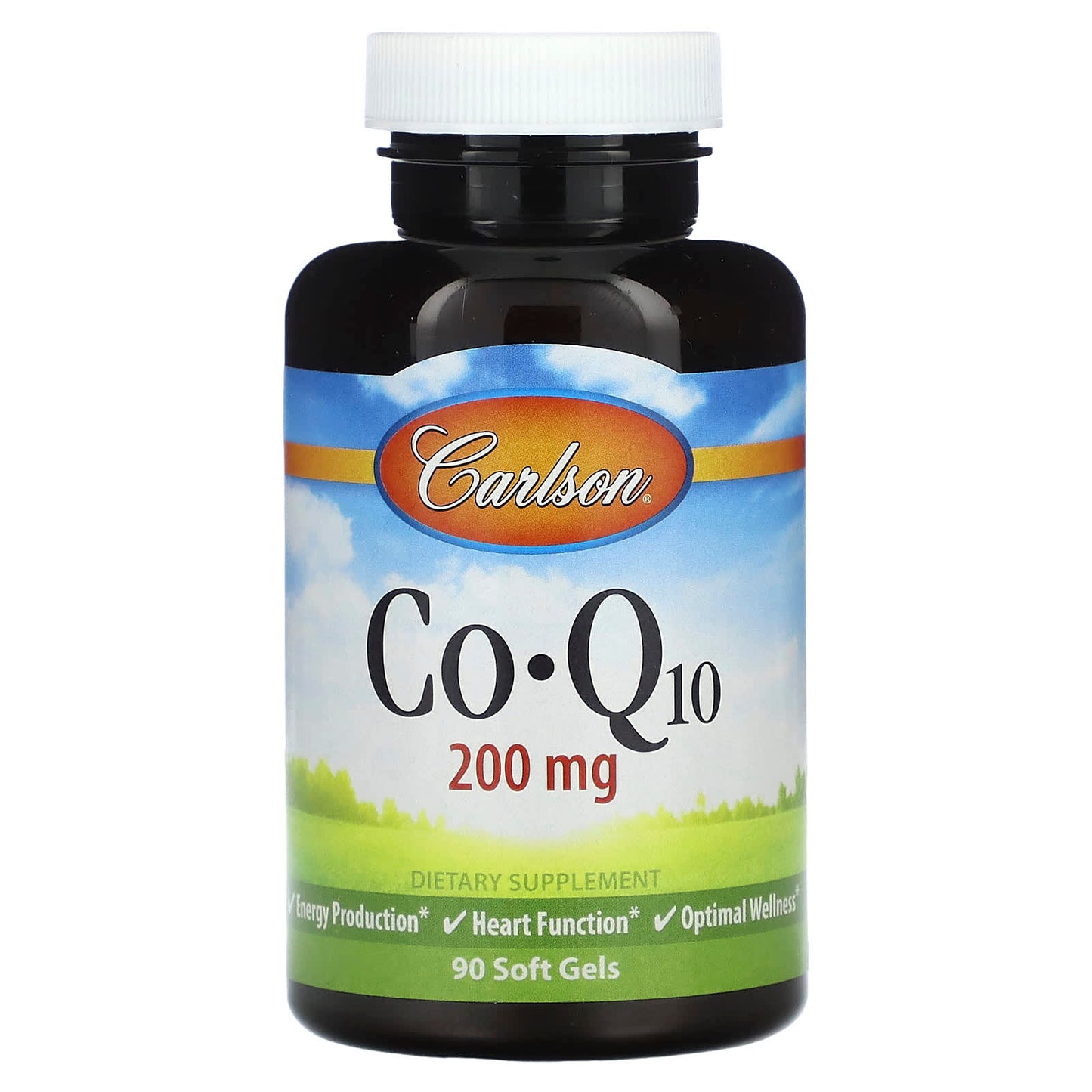 Carlson CoQ10 200mg 90 Soft Gels for Healthy Energy Production - Image 1