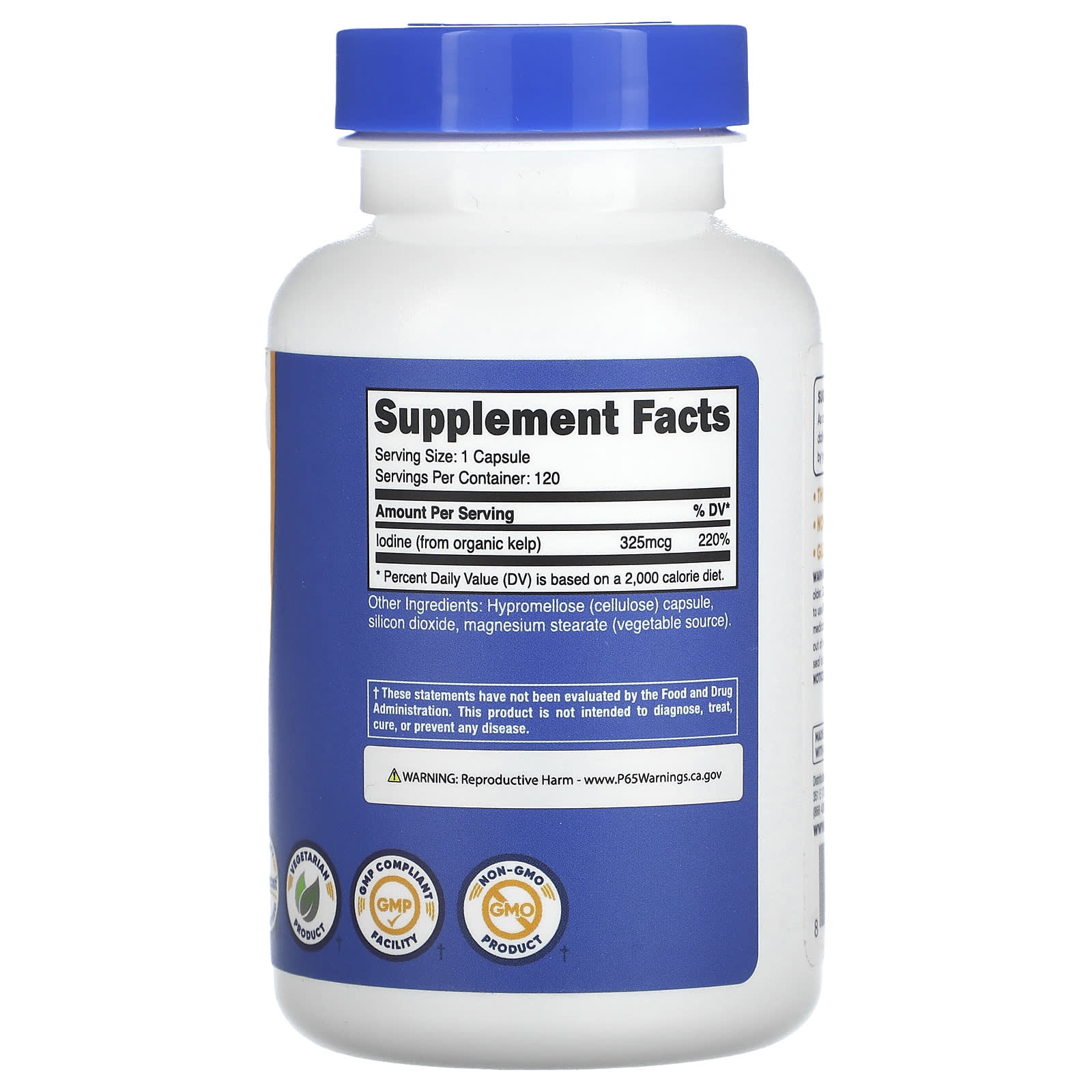 Nutricost, Kelp, 325 mg, 120 Capsules - Image 2