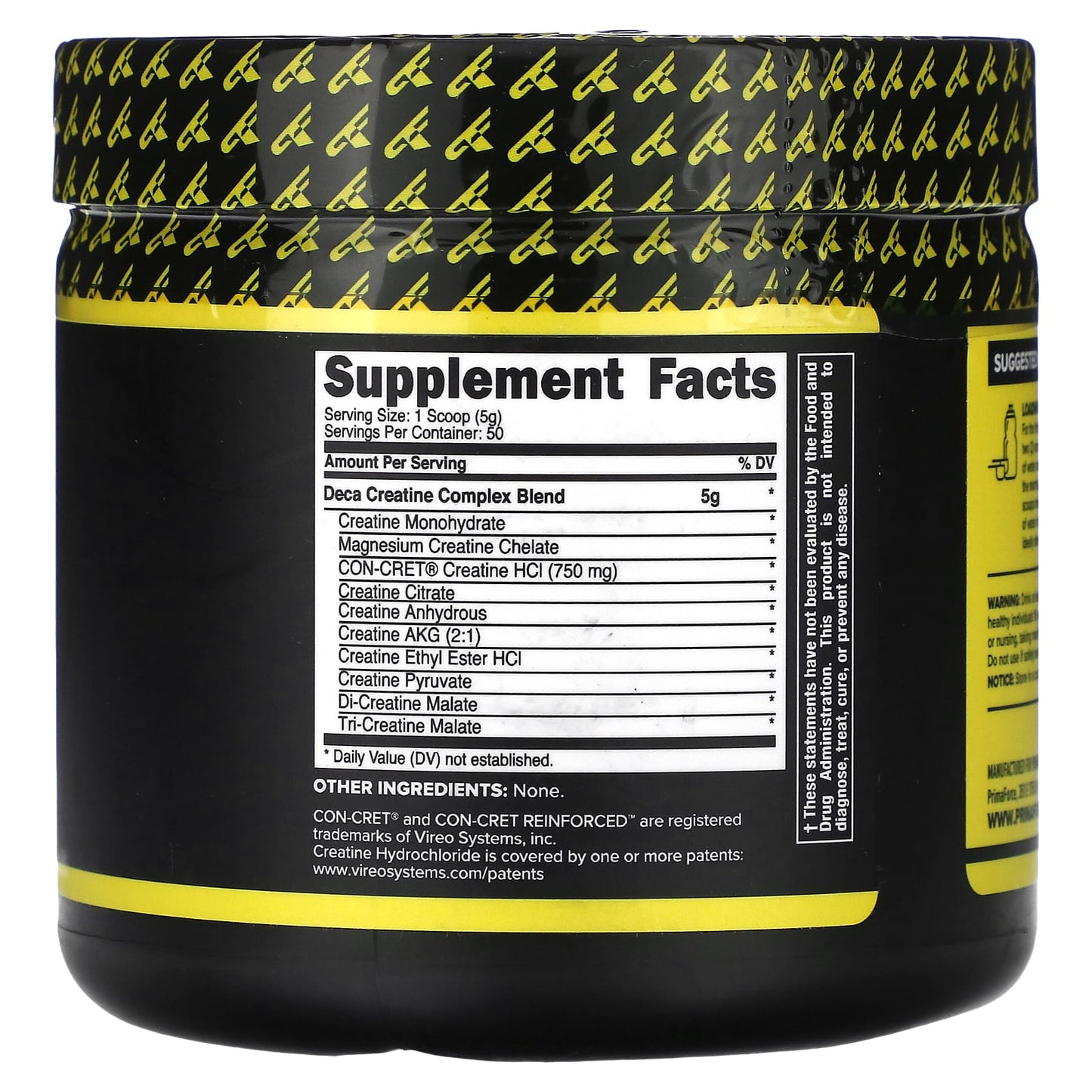 Primaforce, Creatine-X, Unflavored, 8.8 oz (250 g) - Image 2