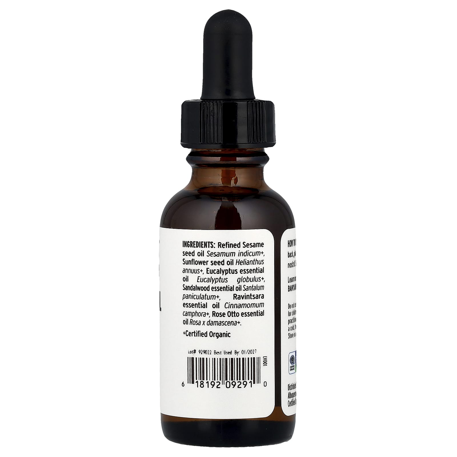 Organic Nasal Drops for Sinus Relief by Banyan Botanicals, 1 fl oz - Image 2