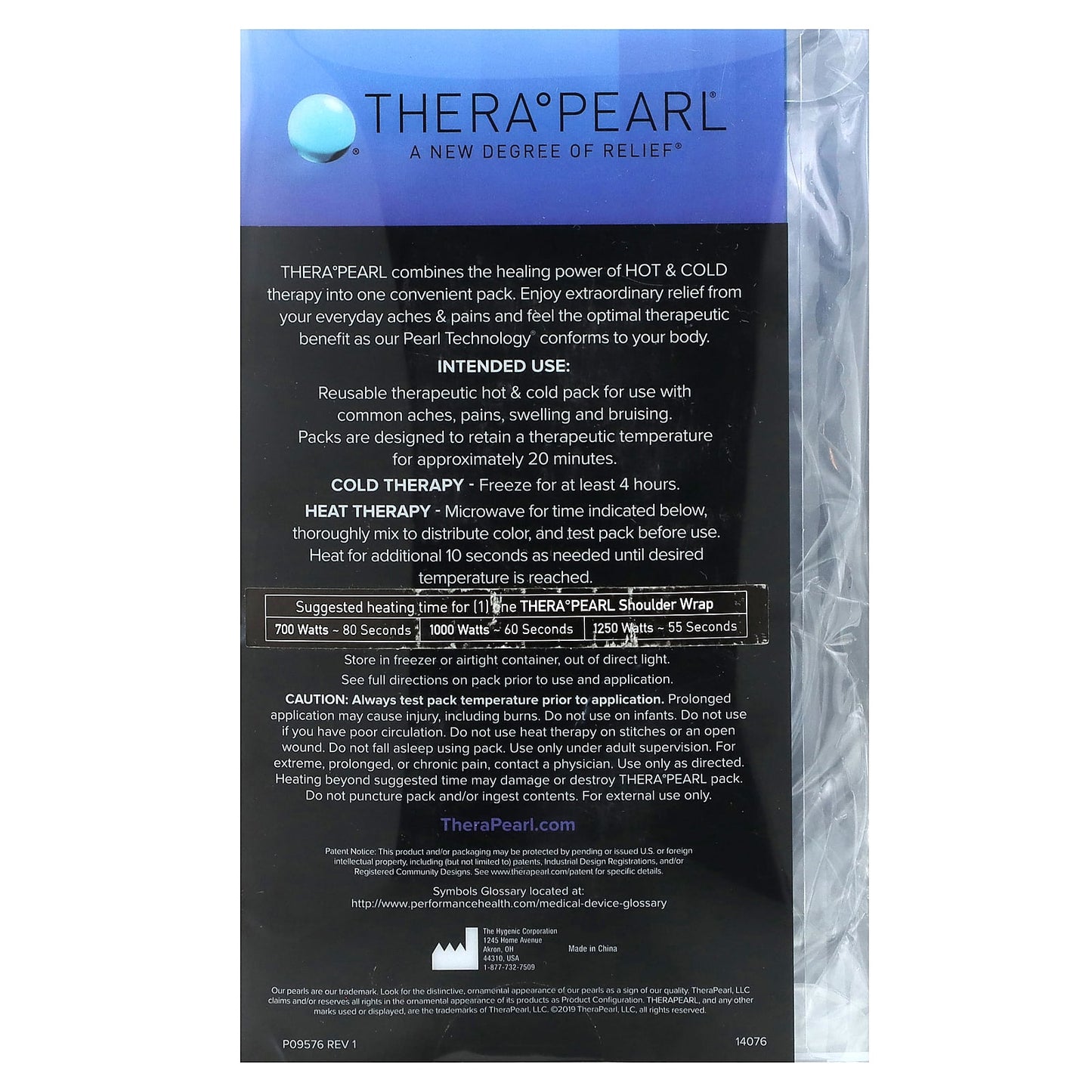 TheraPearl, Color Changing Hot + Cold Reusable Pack, Shoulder Wrap with Strap, 1 Wrap - Image 2