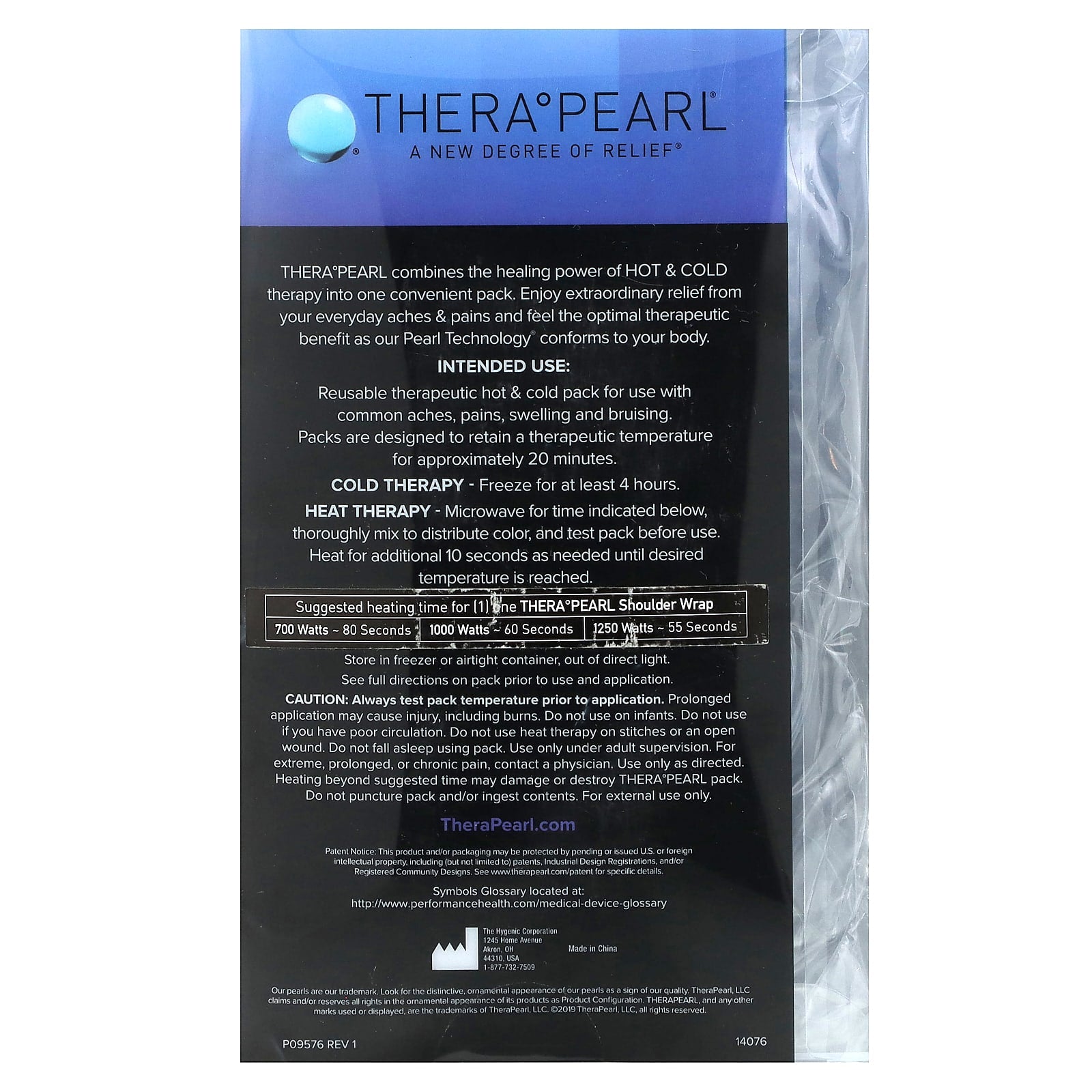 TheraPearl, Color Changing Hot + Cold Reusable Pack, Shoulder Wrap with Strap, 1 Wrap - Image 2