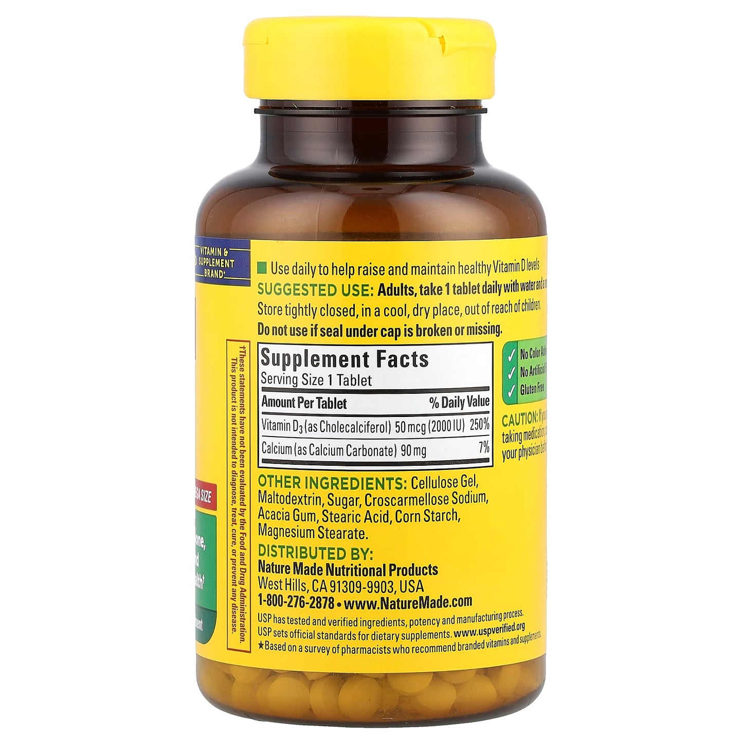 Nature Made, Vitamin D3, Mega Size, 400 Tablets - Image 2