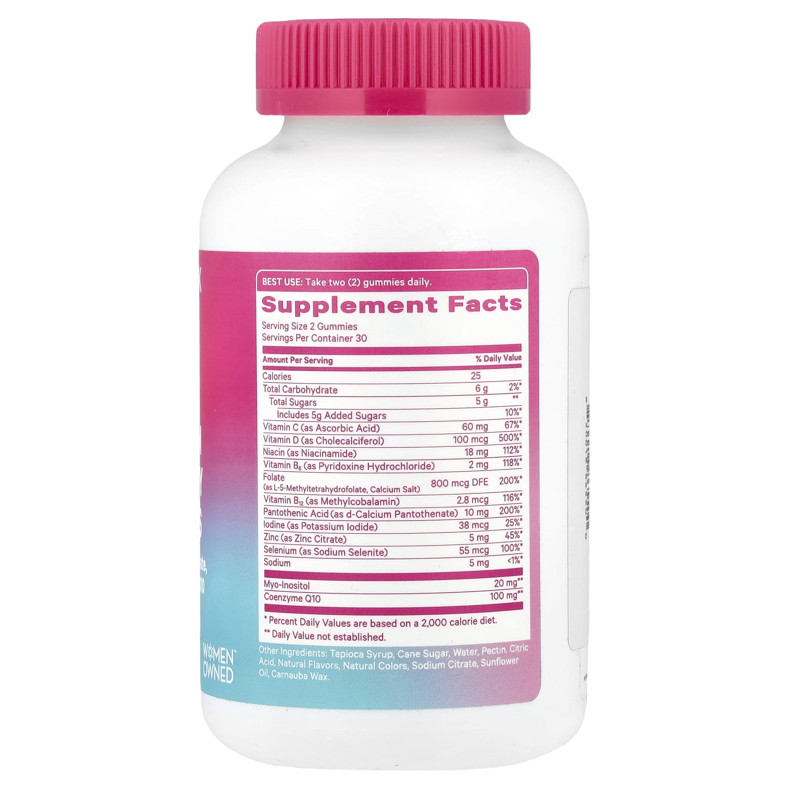 Pink Stork, Premium Fertility Gummies, Mango Pineapple, 60 Gummies - Image 2