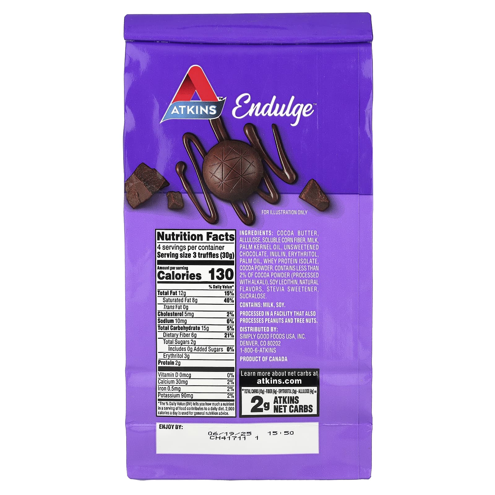 Low-Carb Milk Chocolate Truffles by Atkins for Weight Loss - Image 2