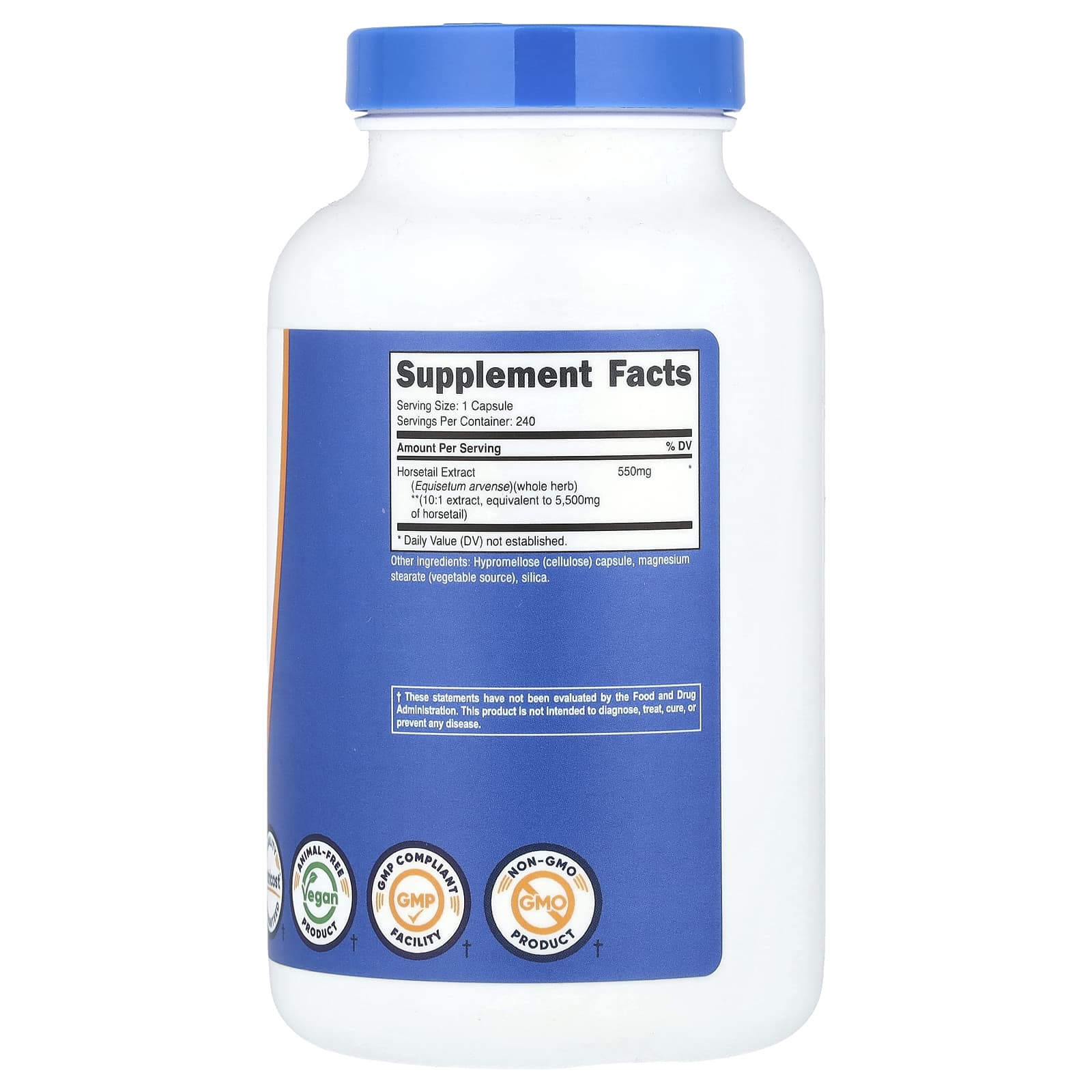 Nutricost, Horsetail Extract, 5,500 mg, 240 Capsules - Image 2