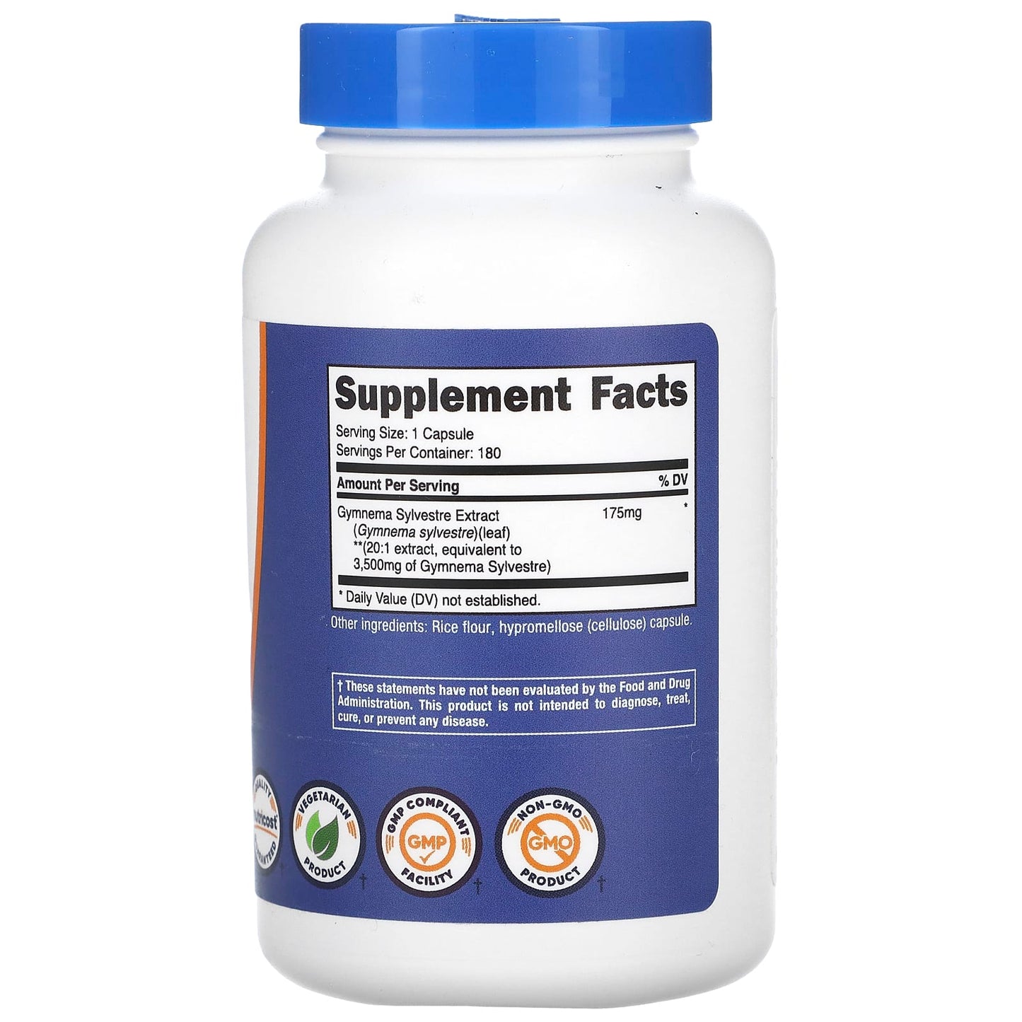 Nutricost, Gymnema Sylvestre, 3,500 mg, 180 Capsules - Image 2