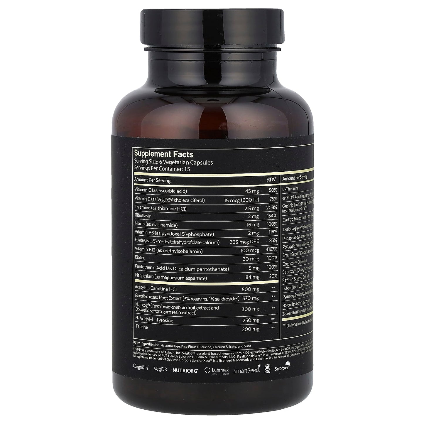 Qualia, Mind®, Caffeine Free, 90 Capsules - Image 2