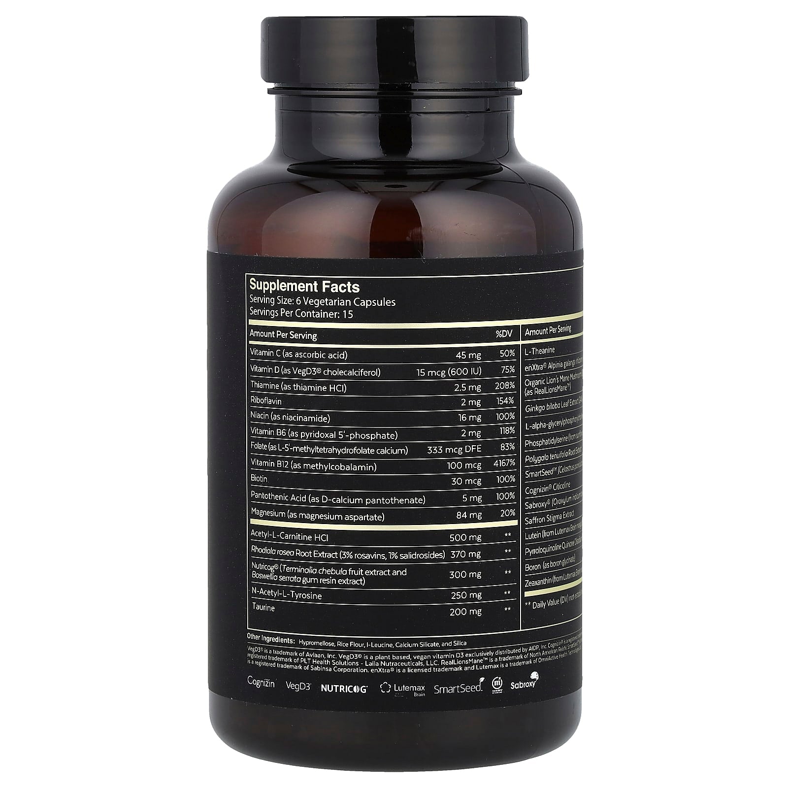 Qualia, Mind®, Caffeine Free, 90 Capsules - Image 2