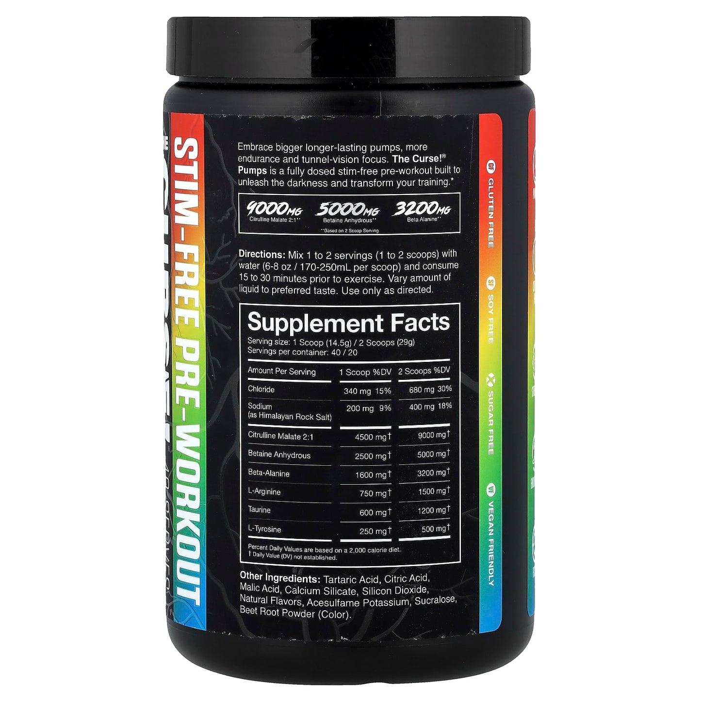 JNX Sports Stim-Free Pre-Workout: The Curse! Pumps - Image 2