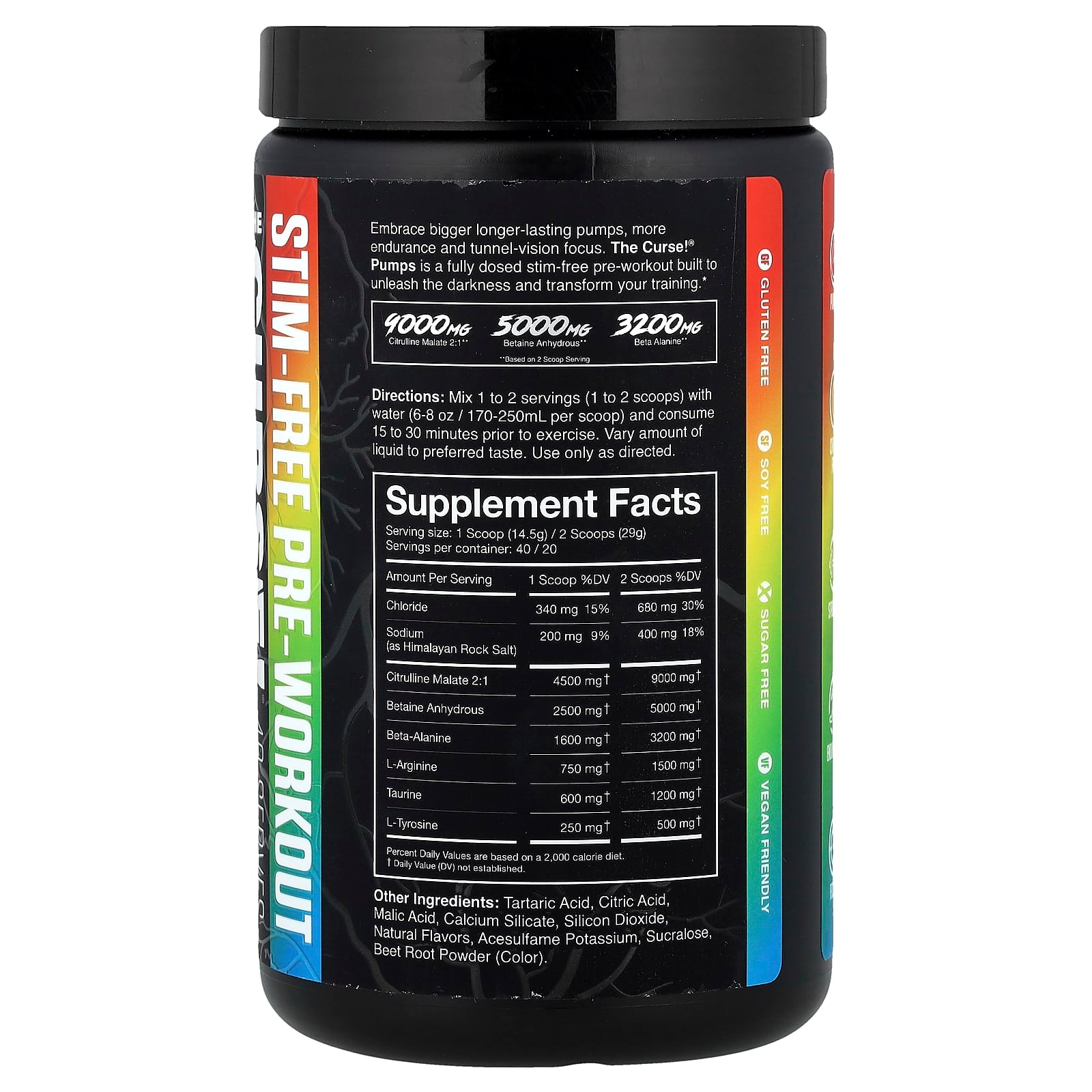 JNX Sports Stim-Free Pre-Workout: The Curse! Pumps - Image 2