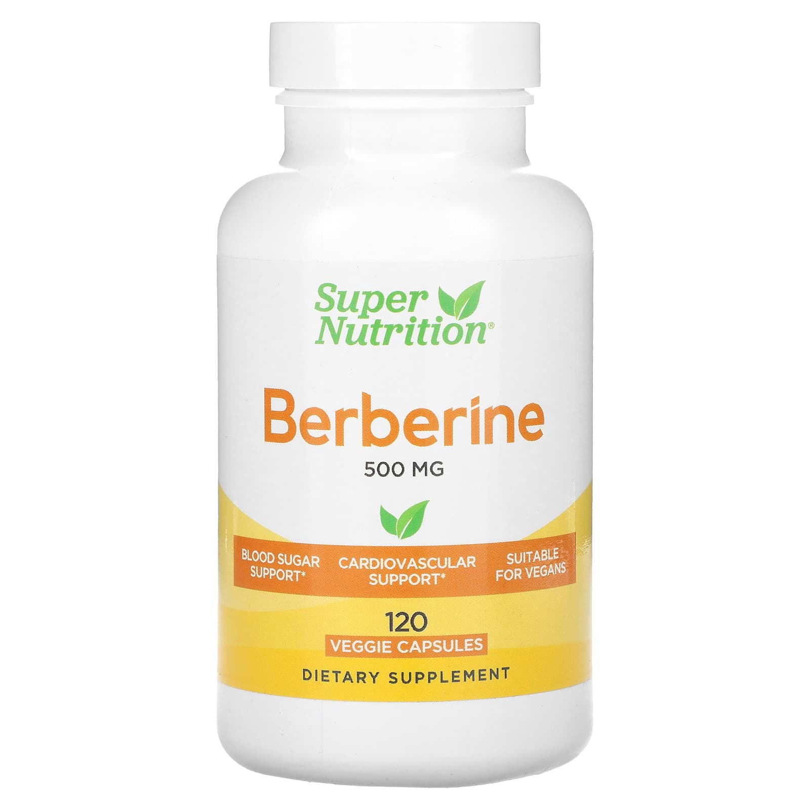 Berberine HCI Supplement 500mg 120 Veggie Capsules for Health Benefits - Image 1