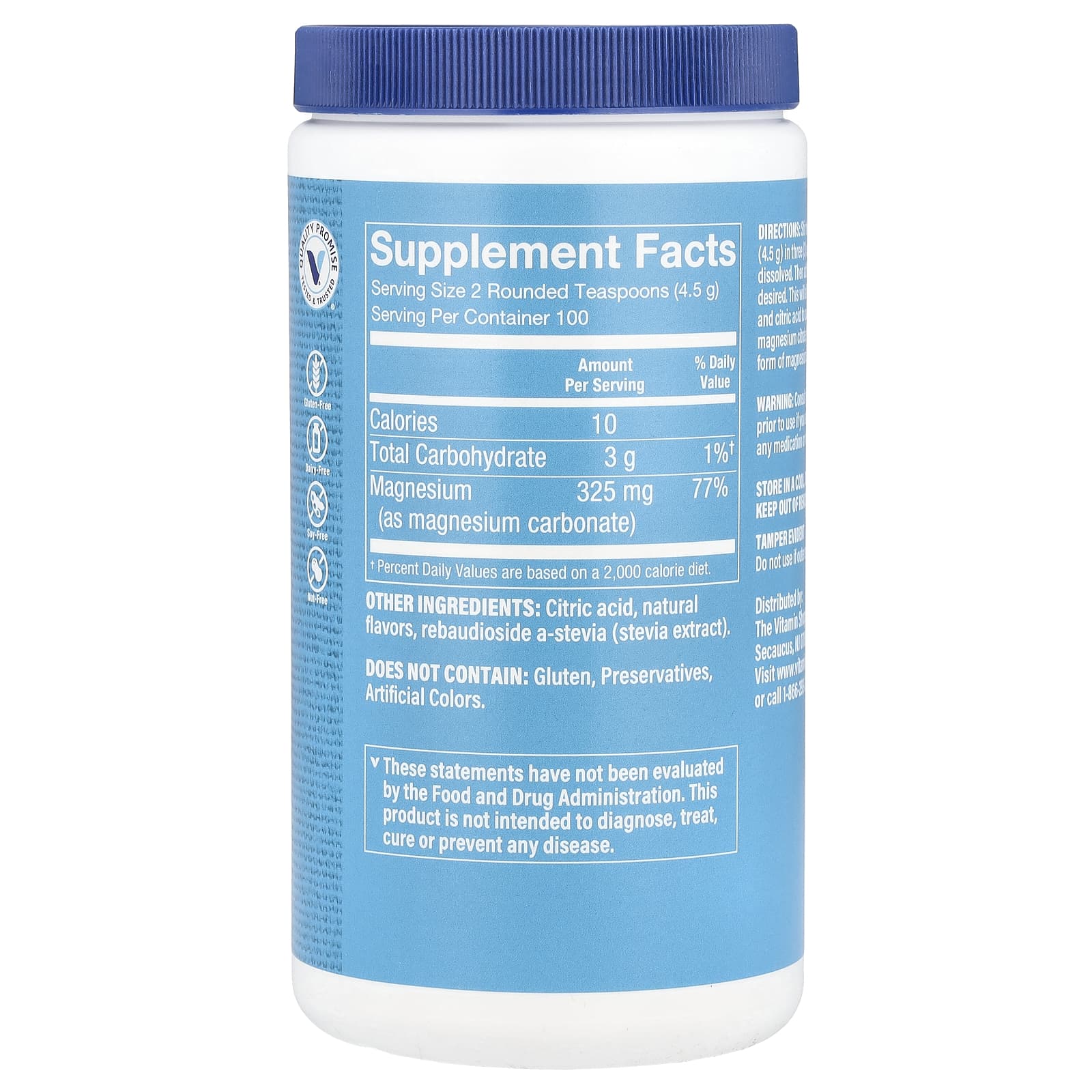 The Vitamin Shoppe, Calm Zone®, Magnesium, Raspberry Lemon, 16 oz (450 g)