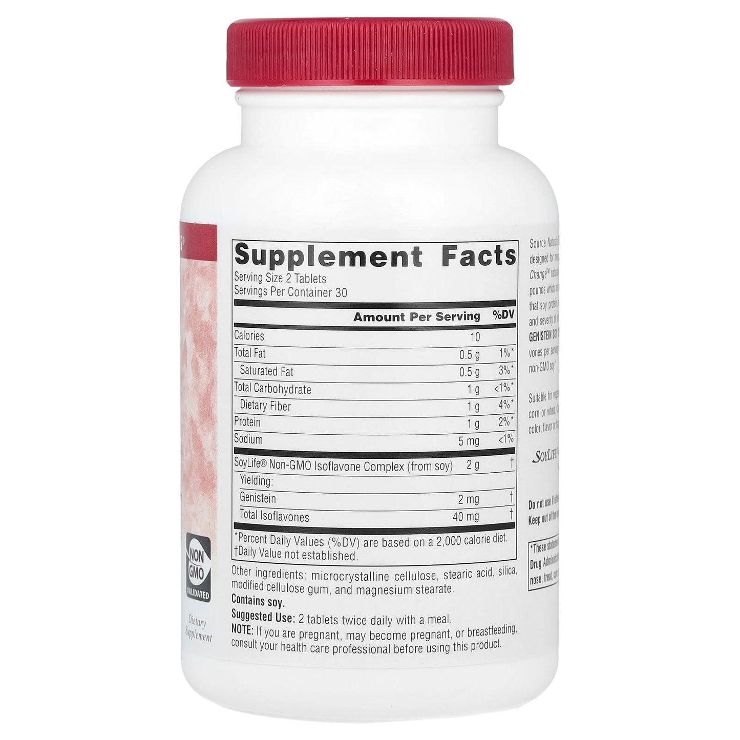 Source Naturals, Genistein Soy Complex, 60 Tablets - Image 2
