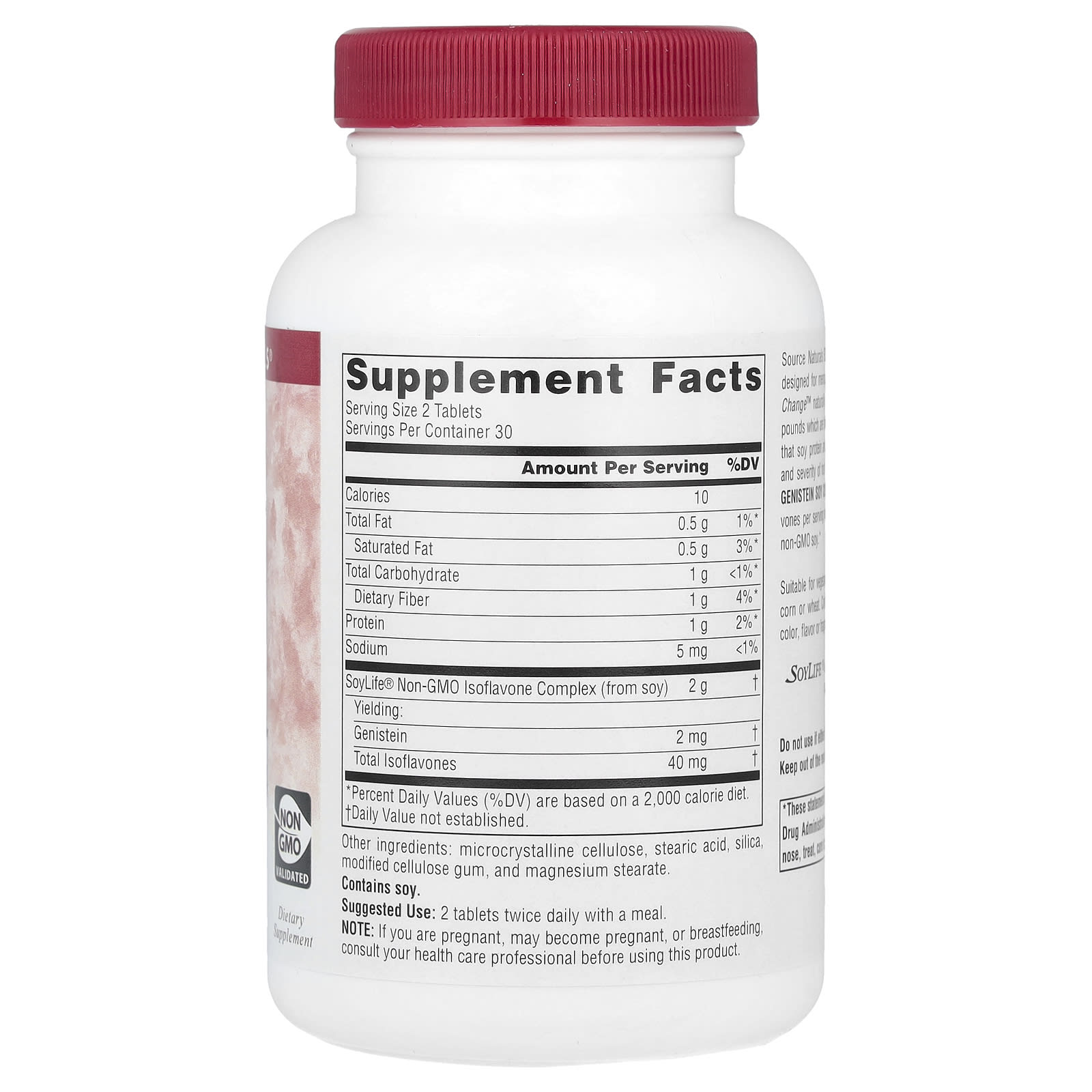 Source Naturals, Genistein Soy Complex, 60 Tablets - Image 2