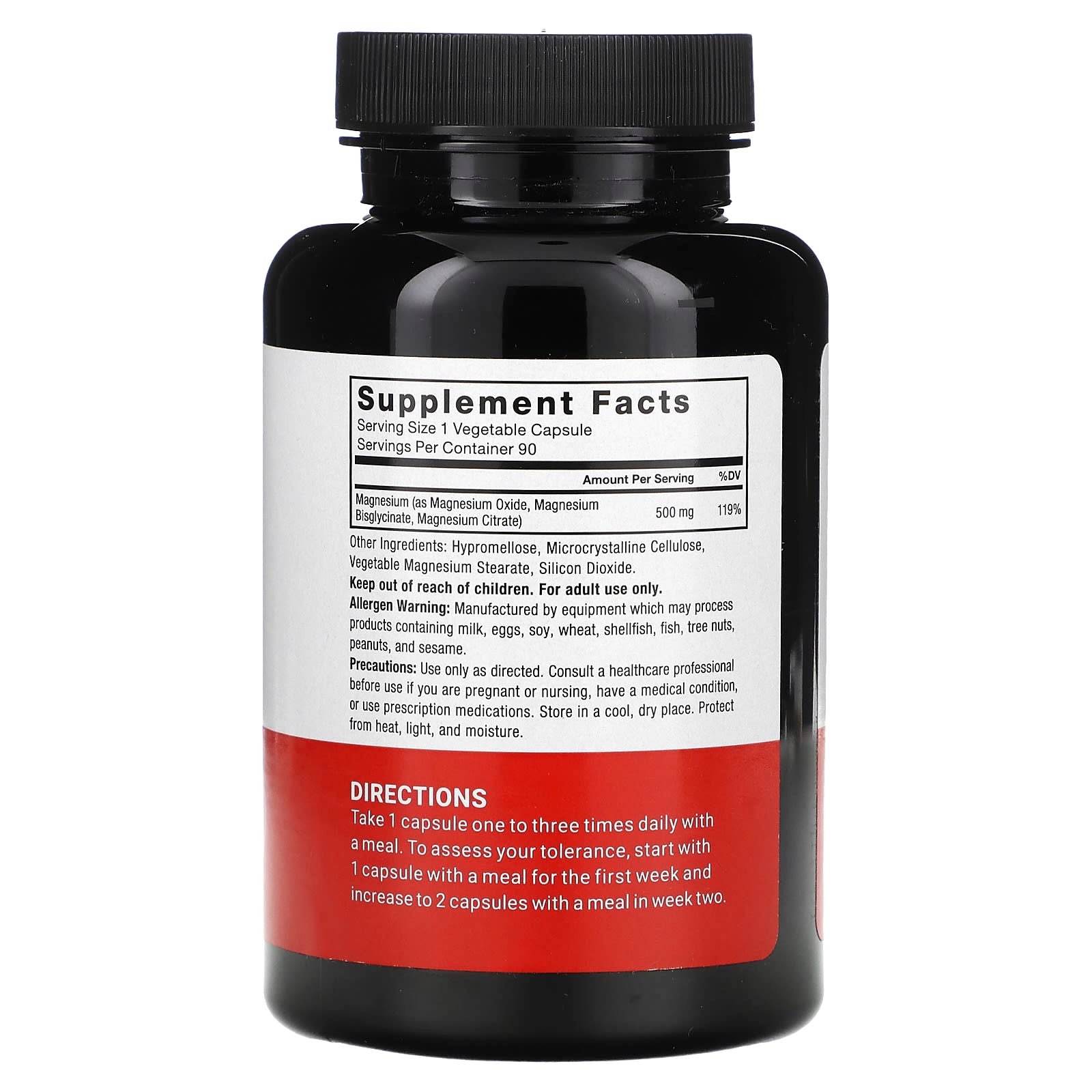 Force Factor Magnesium 500mg - 90 Veg Capsules for Total Health - Image 2