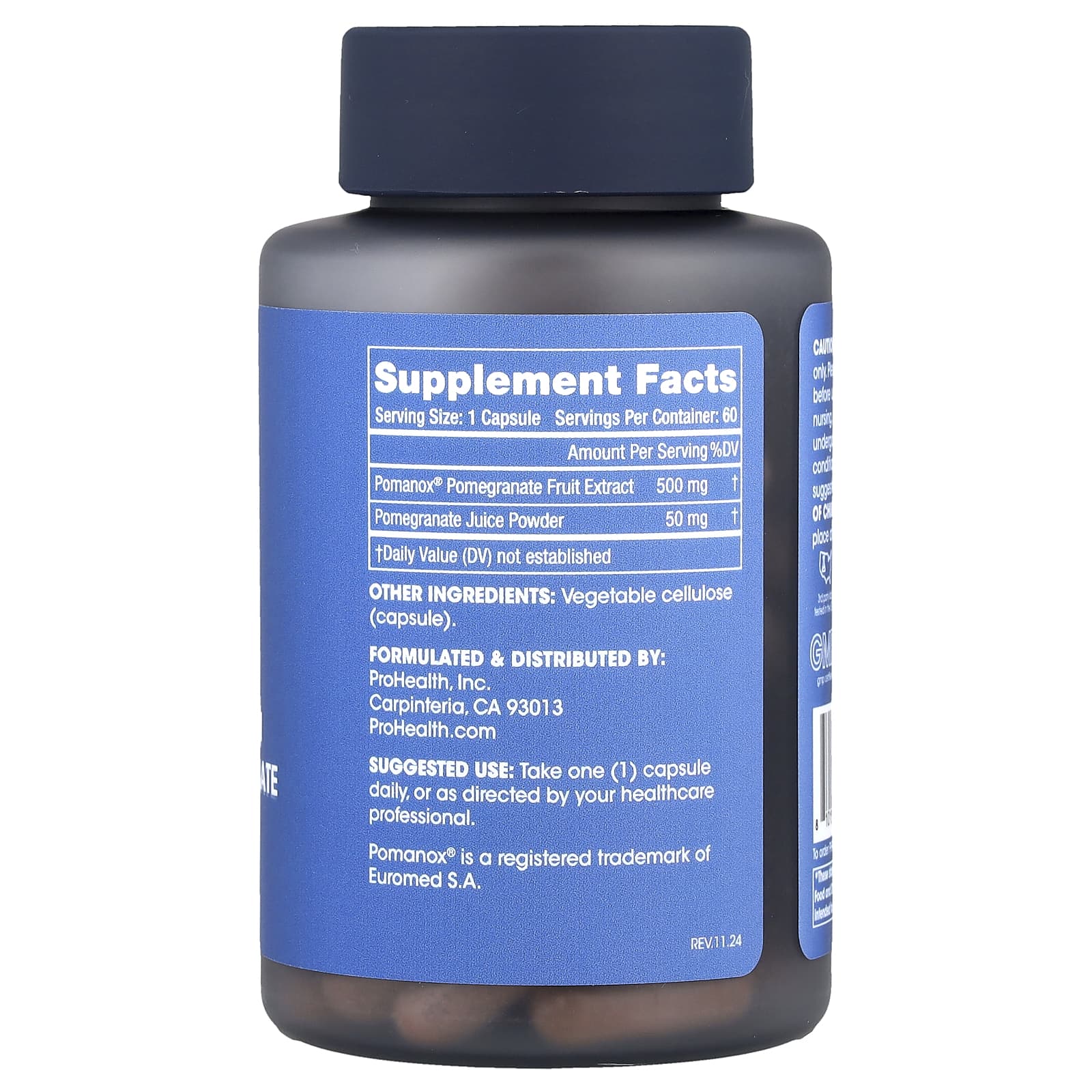 ProHealth Longevity, Full Spectrum Pomegranate, 60 Capsules - Image 2