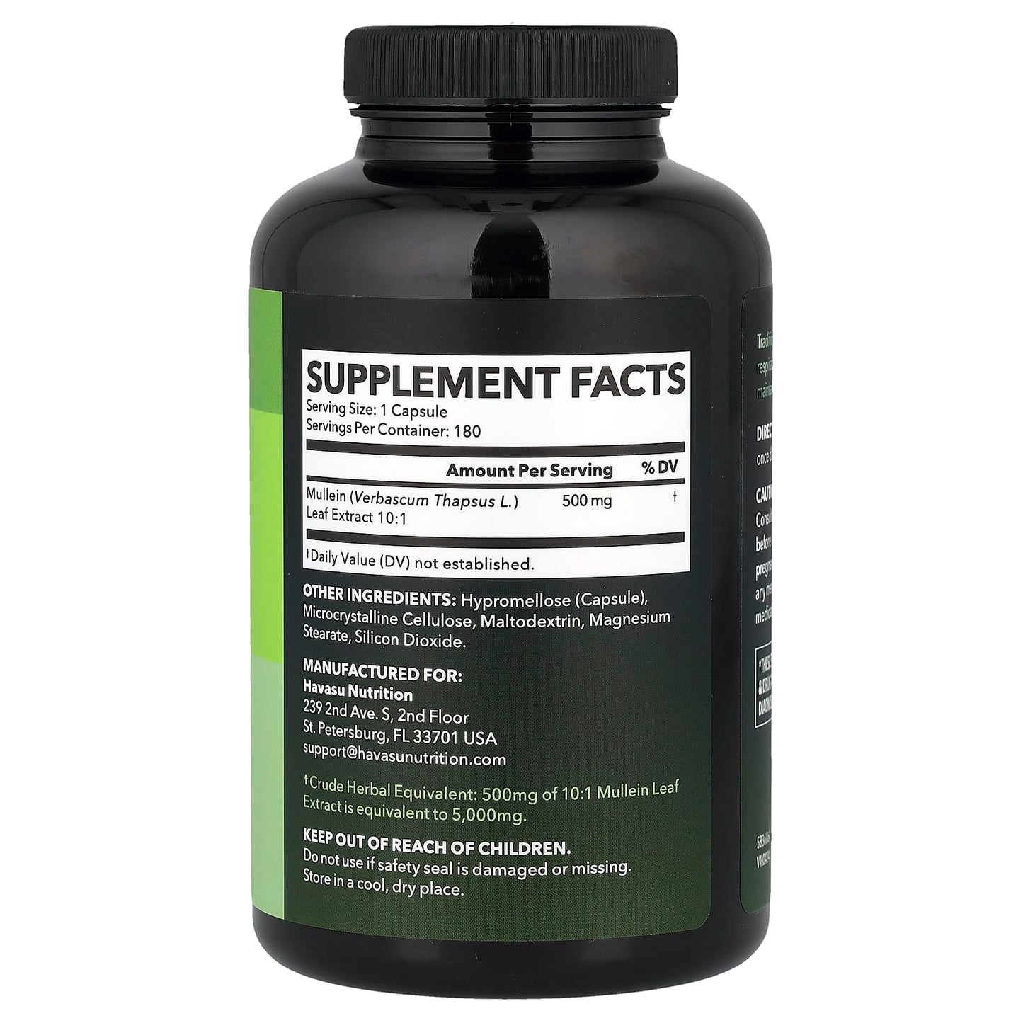 Havasu Nutrition Mullein Leaf Capsules for Respiratory Health - Image 2