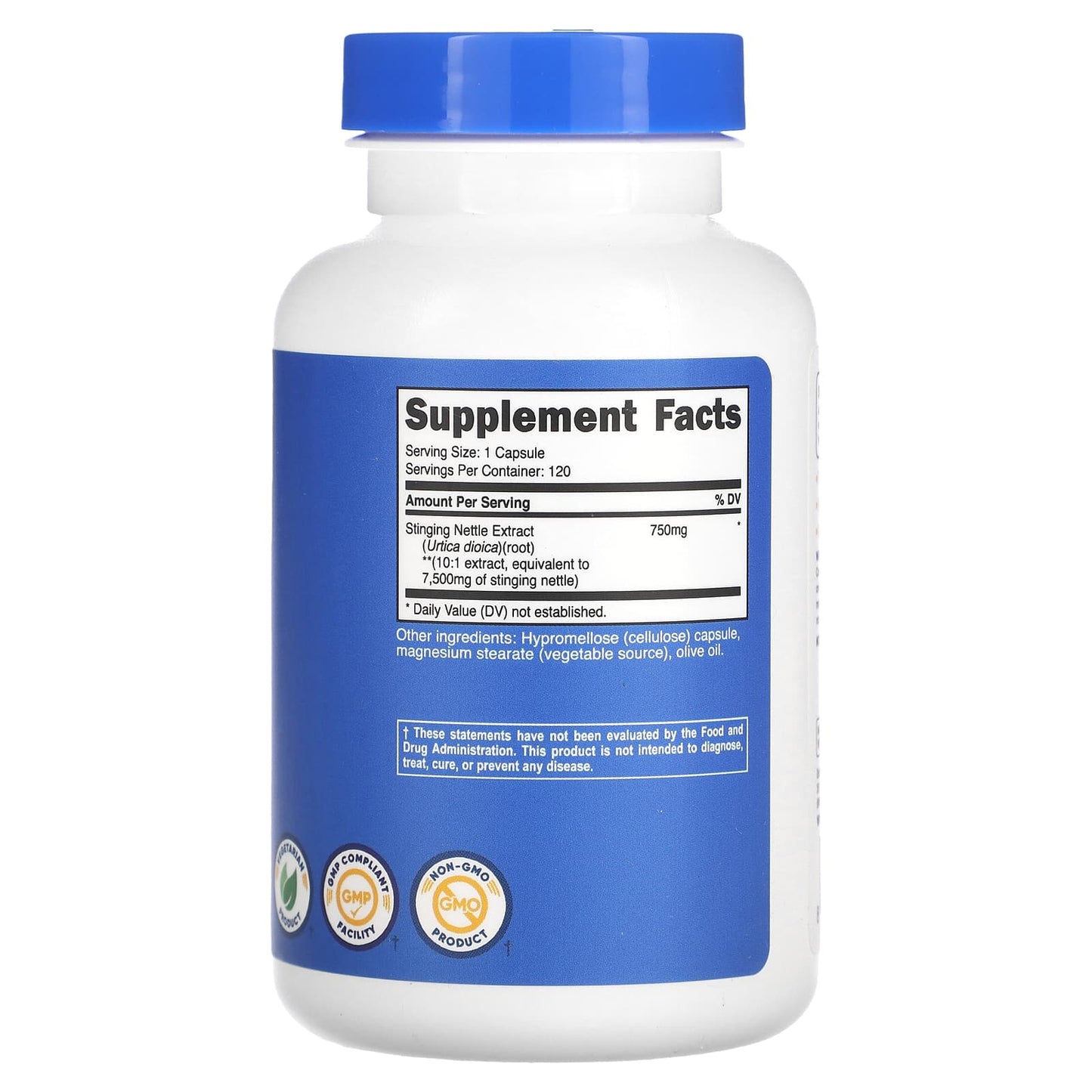 Nutricost, Stinging Nettle Root Extract, 7,500 mg , 120 Capsules - Image 2