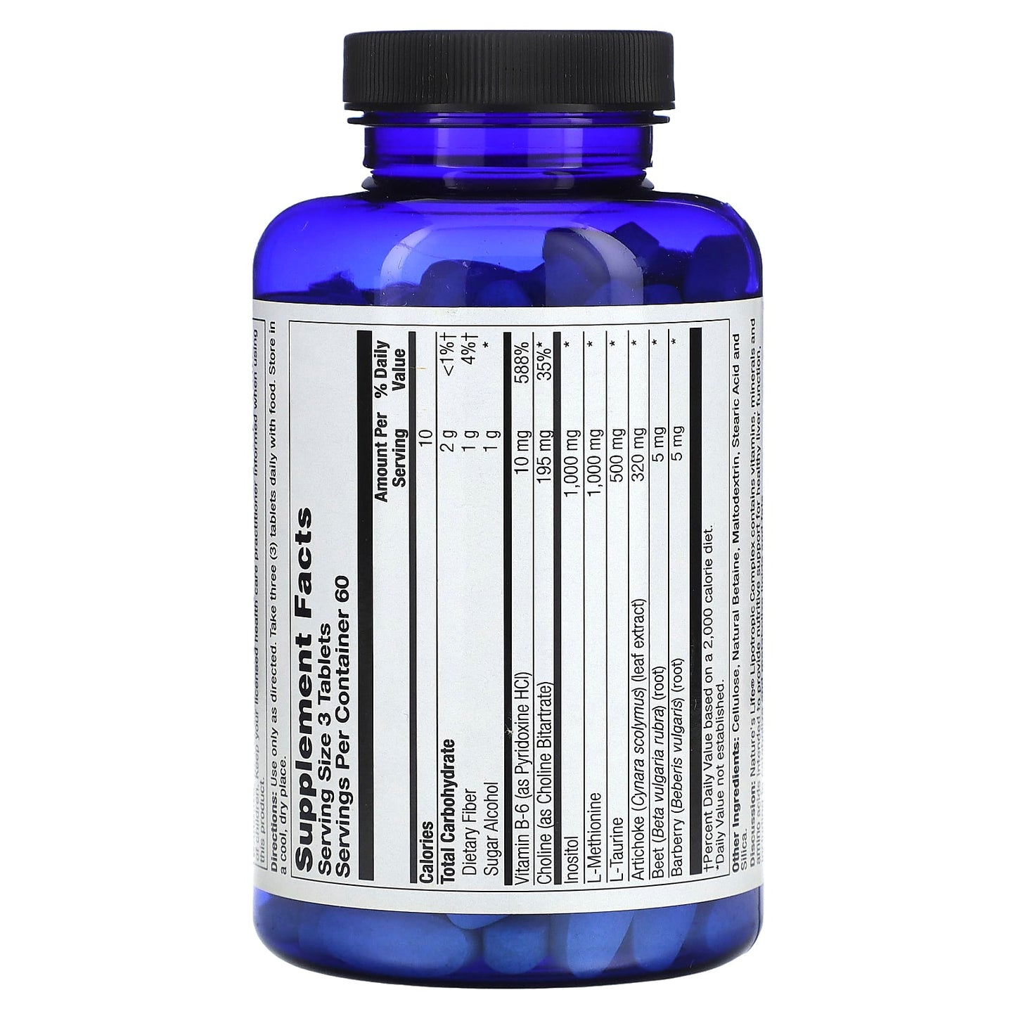 Nature's Life, Lipotropic Complex, 180 Tablets - Image 2