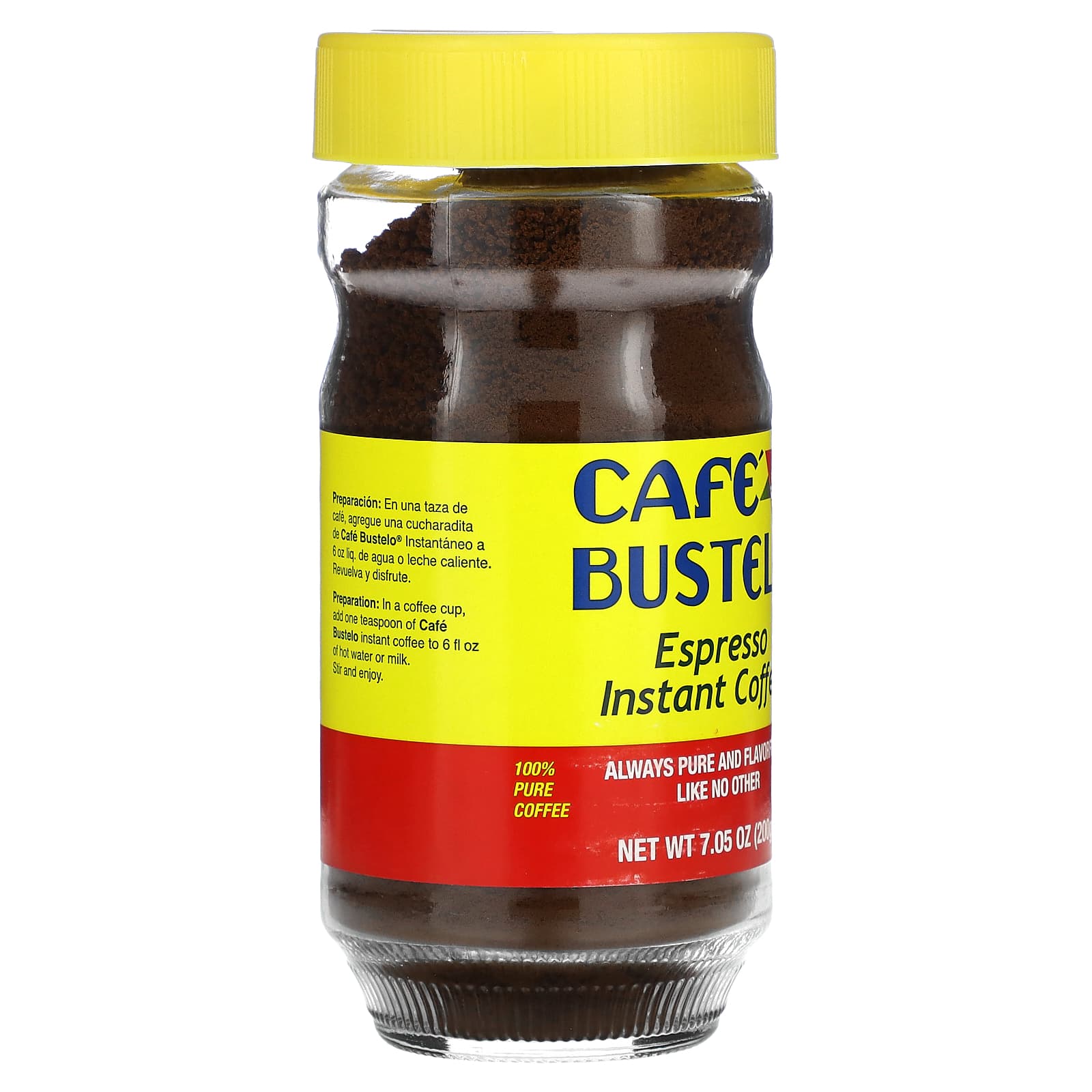 Café Bustelo Espresso Instant Coffee, 7.05 oz - Quick Energy Boost - Image 2