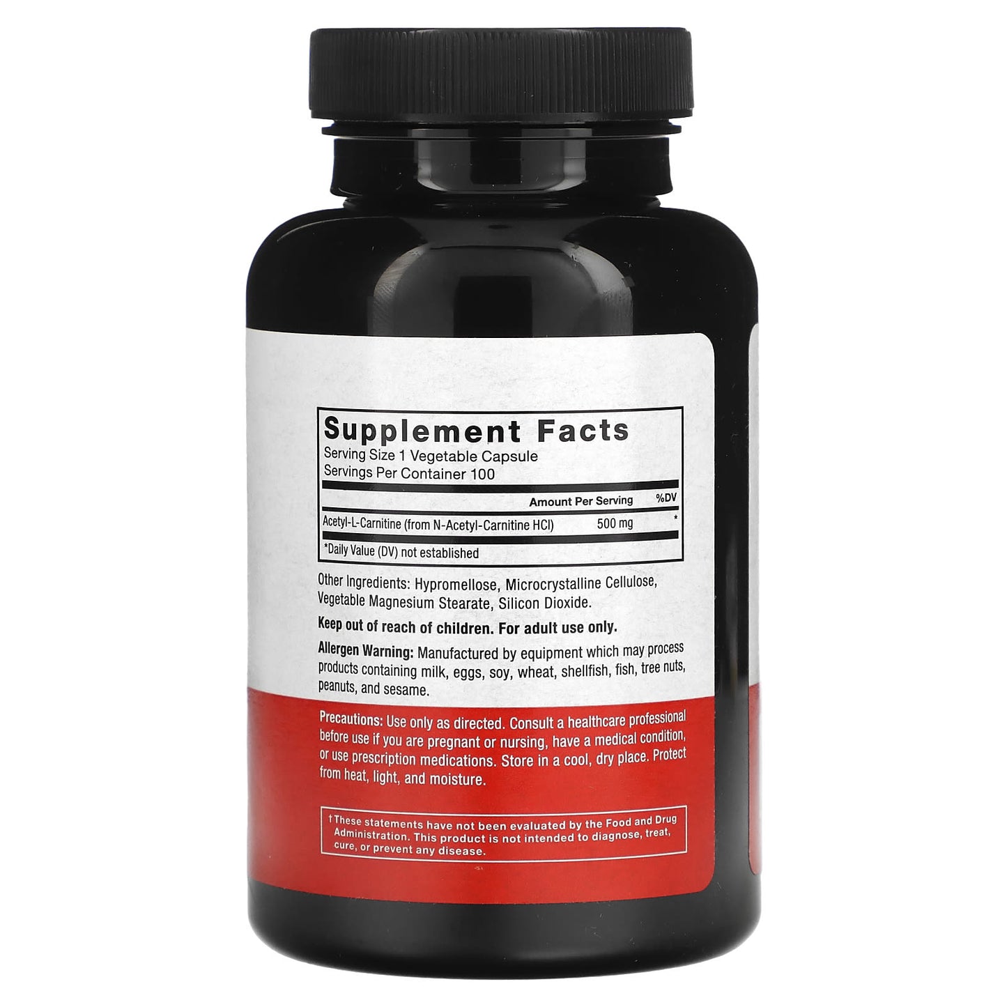 Force Factor Acetyl L-Carnitine 500mg for Brain & Nerve Support - Image 2