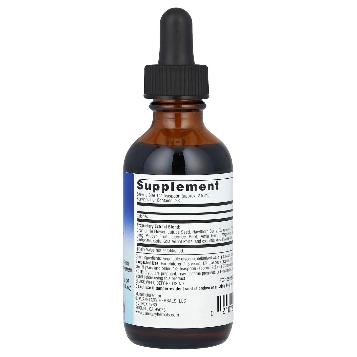 Planetary Herbals, Calm Child™ Herbal Syrup, 2 fl oz (59.14 ml) - Image 2