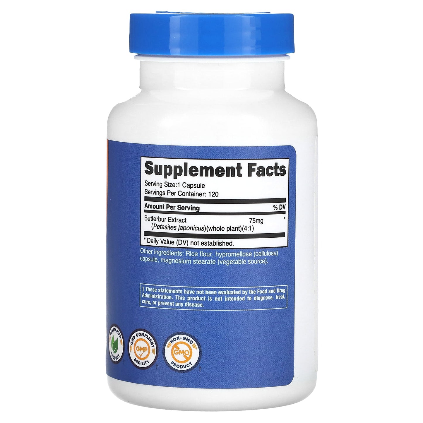 Nutricost, Butterbur Extract, 75 mg, 120 Capsules - Image 2