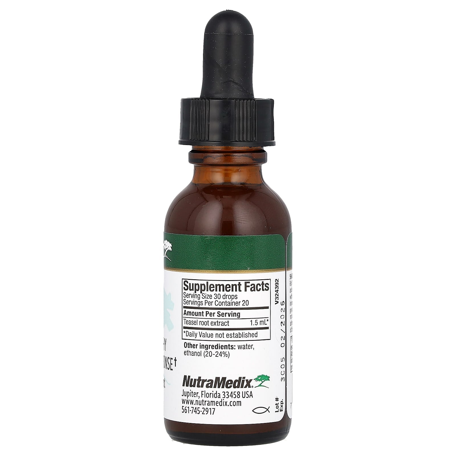 NutraMedix, Teasel, 1 fl oz (30 ml) - Image 2