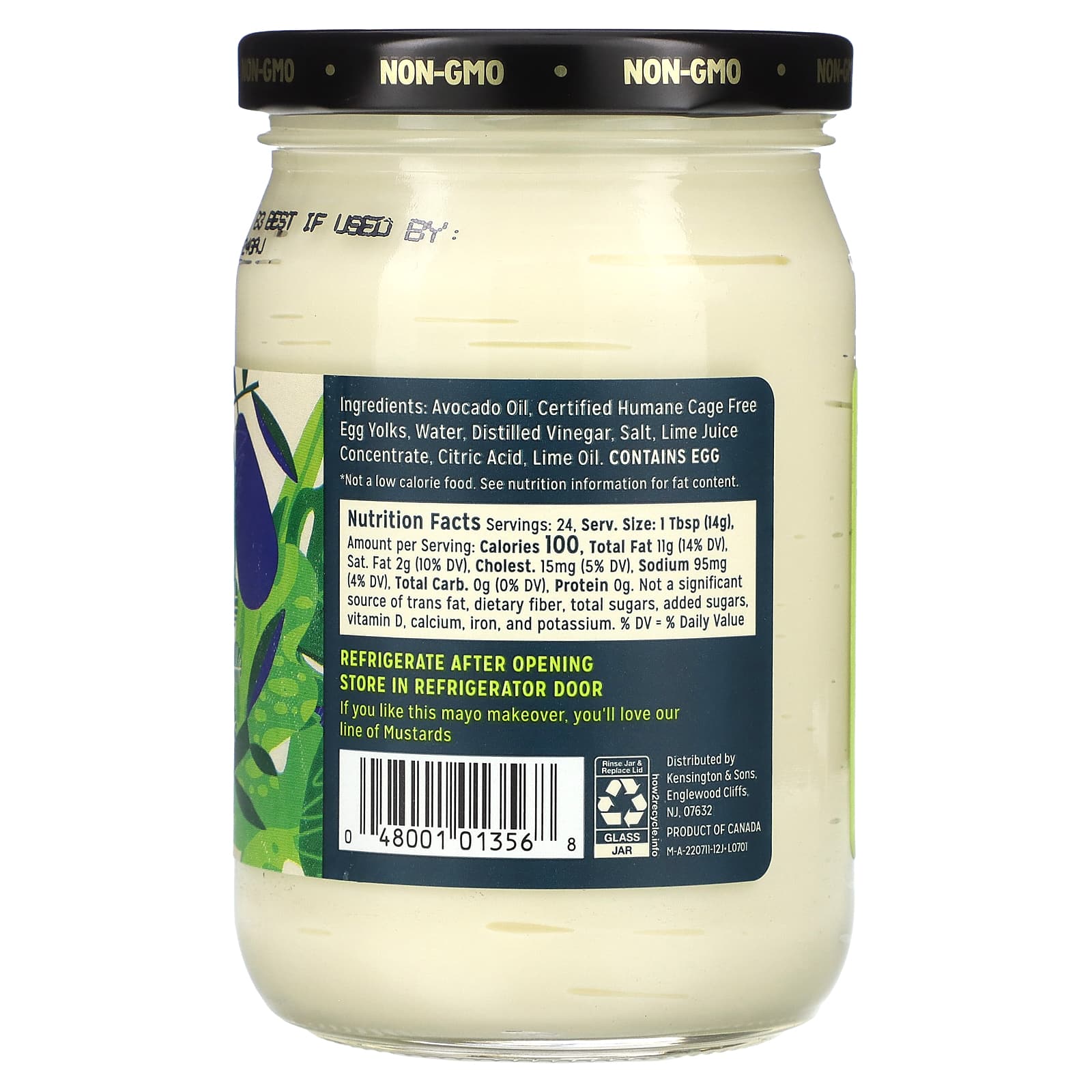 Sir Kensington's, Avocado Oil Mayonnaise, 12 fl oz (354 ml) - Image 2