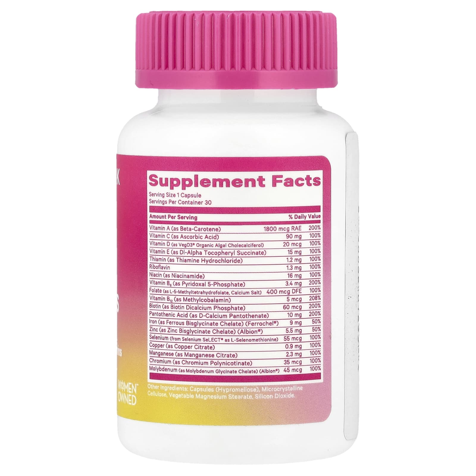 Pink Stork, Total Women's Multi, 30 Capsules - Image 2