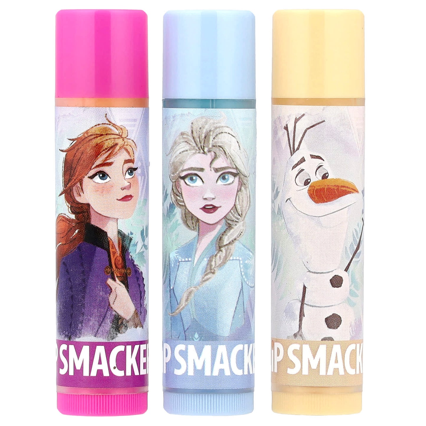 Lip Smacker, Disney Frozen II, Lip Balm, Trio Pack, 3 Pack, 0.14 oz (4 g) Each - Image 1