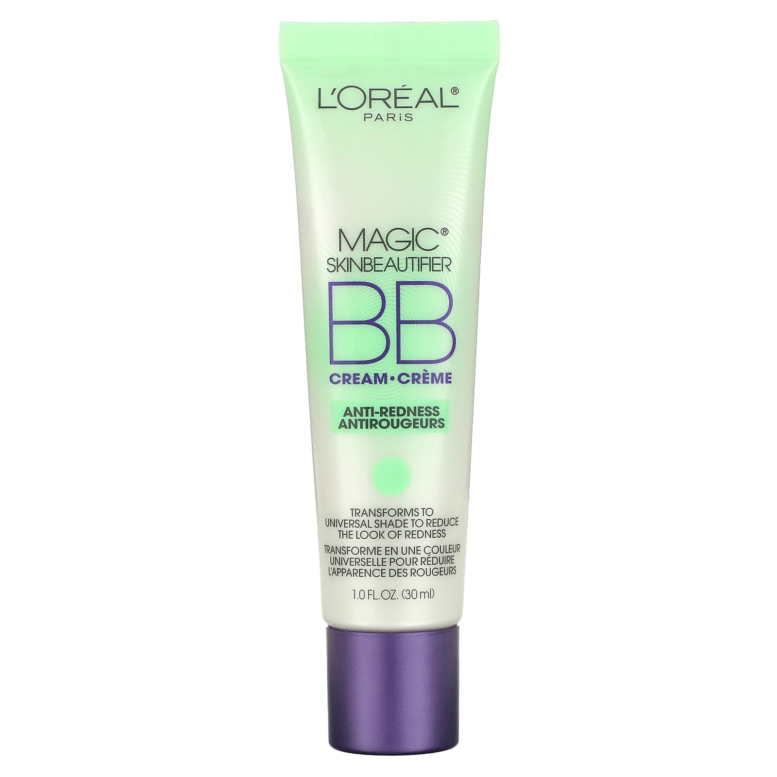 L'Oréal, Magic Skin Beautifier, BB Cream, 820 Anti-Redness, 1 fl oz (30 ml) - Image 1