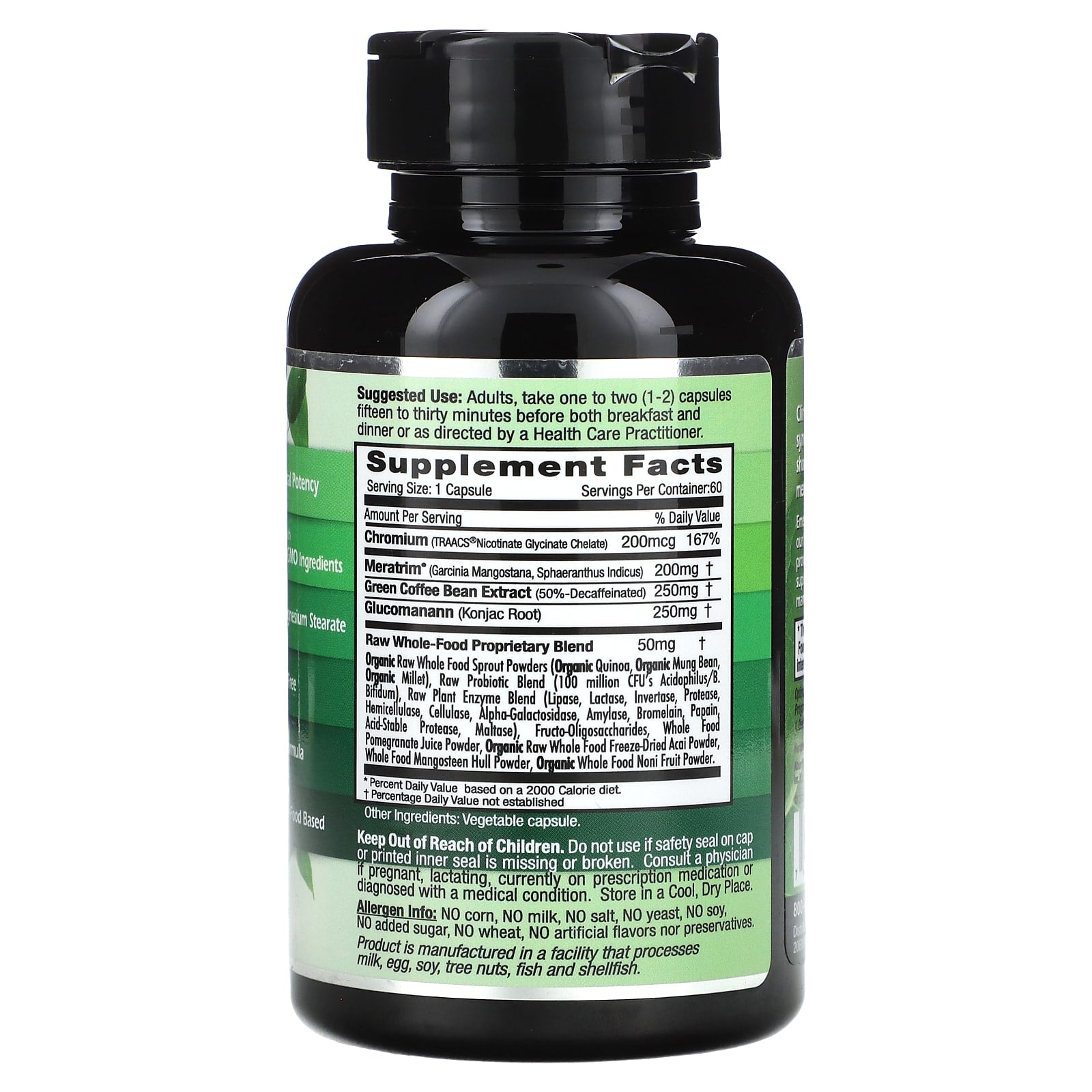 Emerald Labs Weight Loss Formula, 60 Capsules, Natural & Non-GMO - Image 2