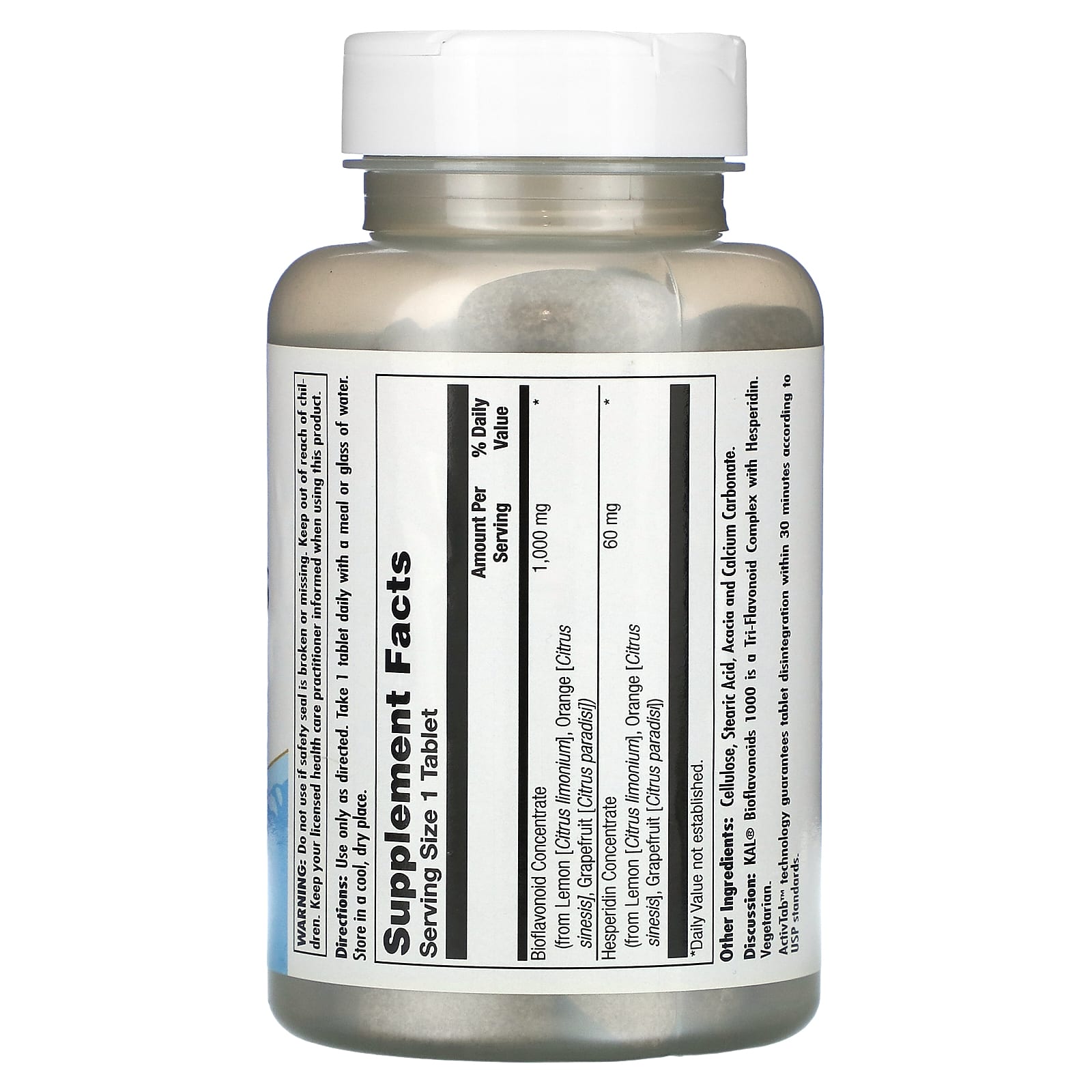 KAL Bioflavonoids 1000 - 100 Tablets for Heart Health - Image 2