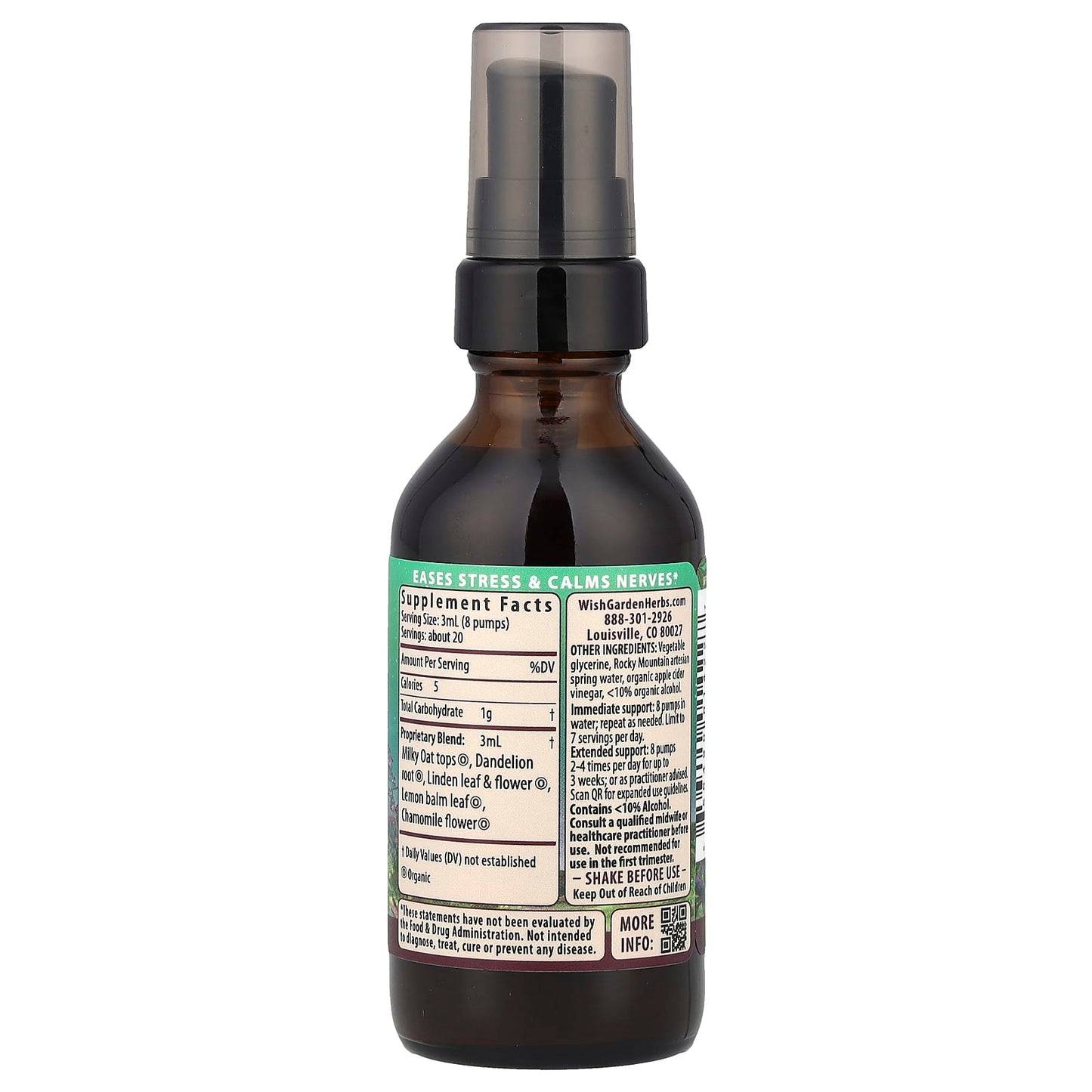 WishGarden Herbs, Stress™ Release, Pregnancy, 2 fl oz (59 ml) - Image 2