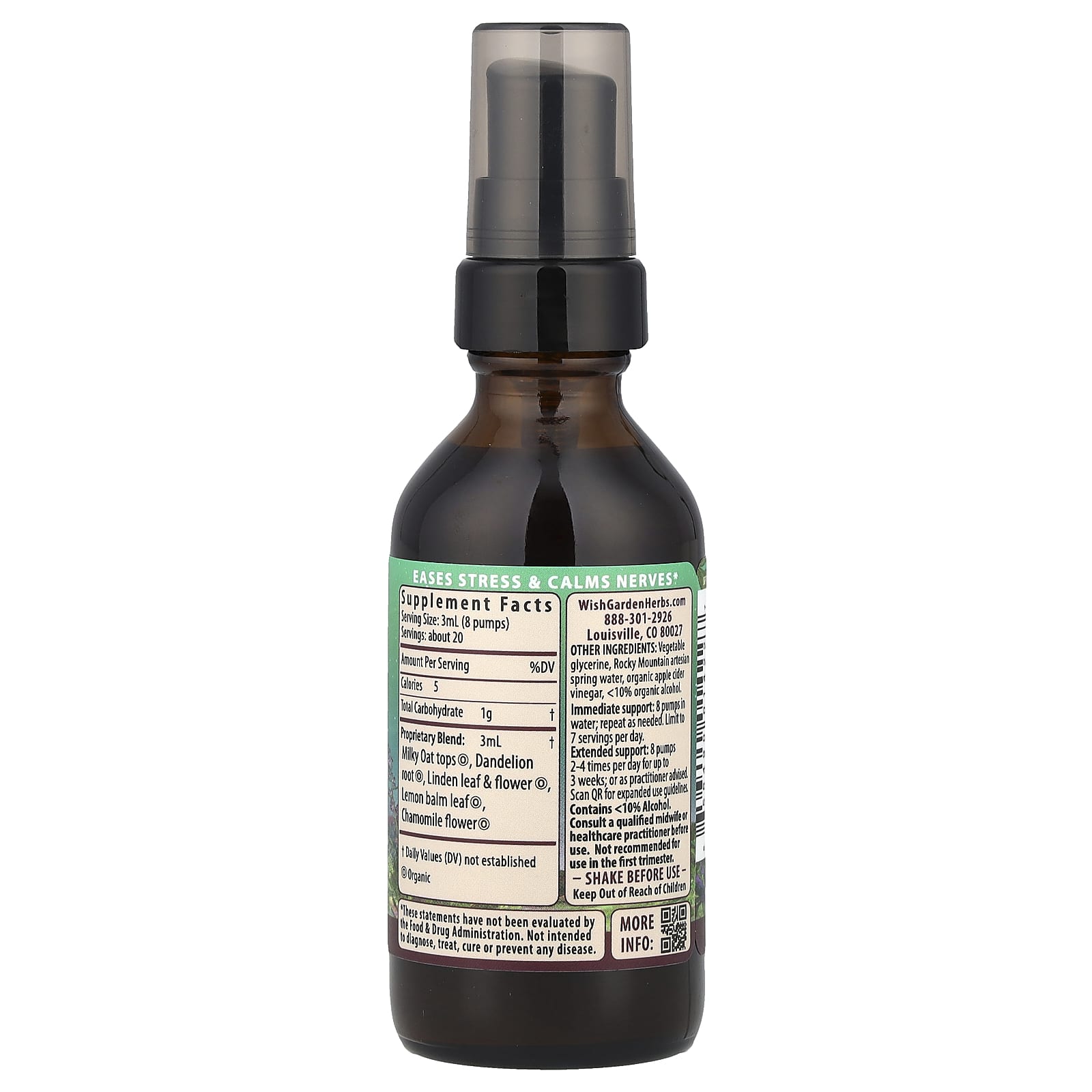 WishGarden Herbs, Stress™ Release, Pregnancy, 2 fl oz (59 ml) - Image 2