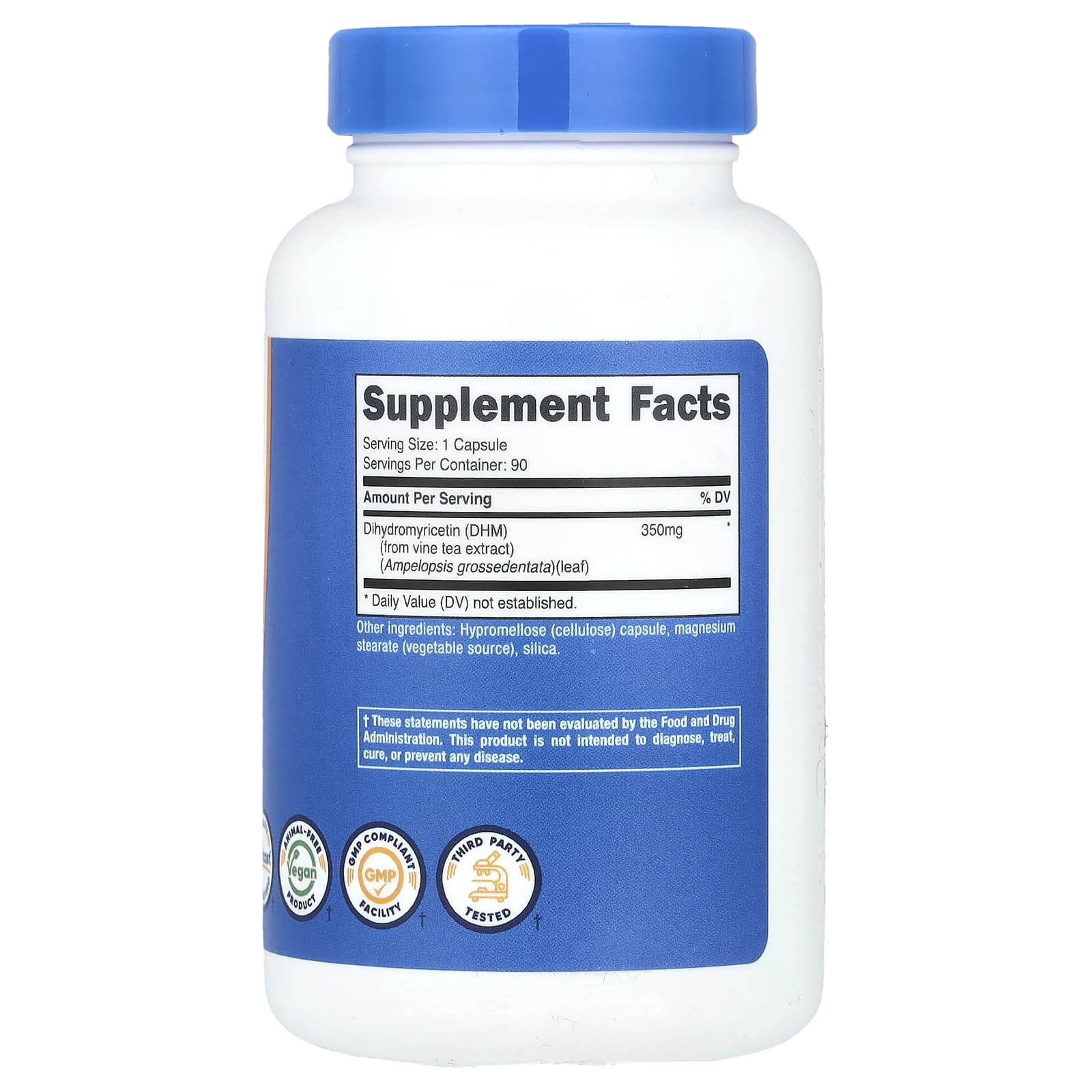 Nutricost, DHM, 350 mg, 90 Capsules - Image 2