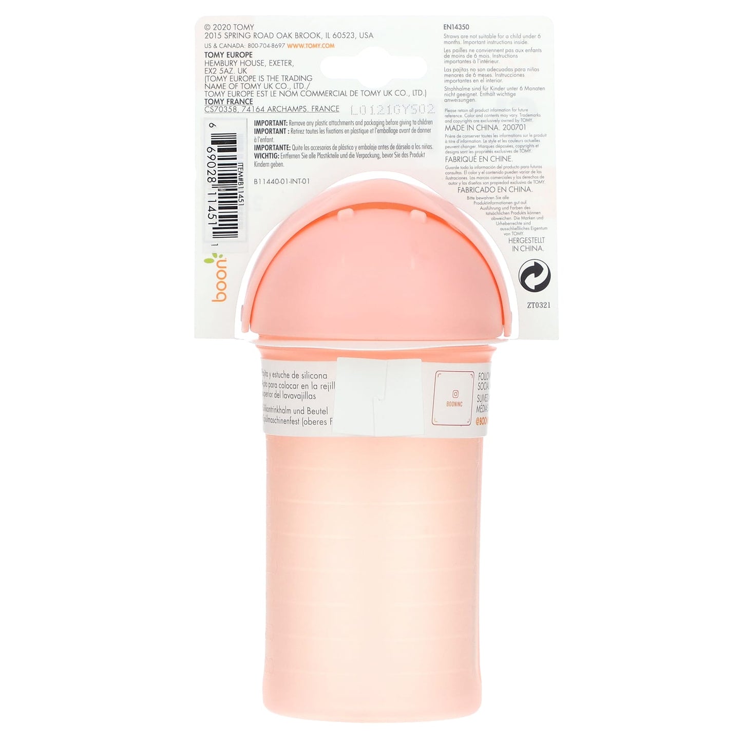 Boon Swig Silicone Straw Cup - Leak-Proof & Easy to Clean - Image 2