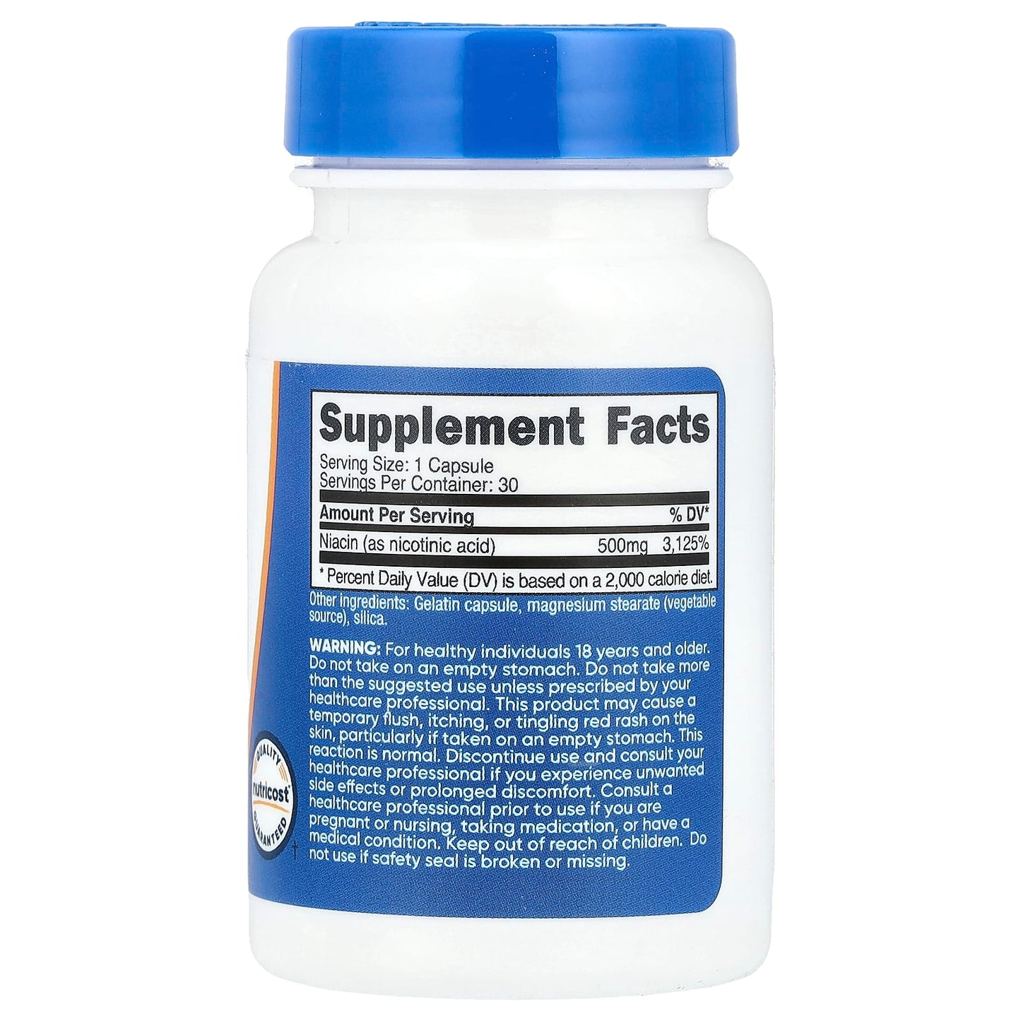 Nutricost, Niacin, 500 mg, 30 Capsules - Image 2