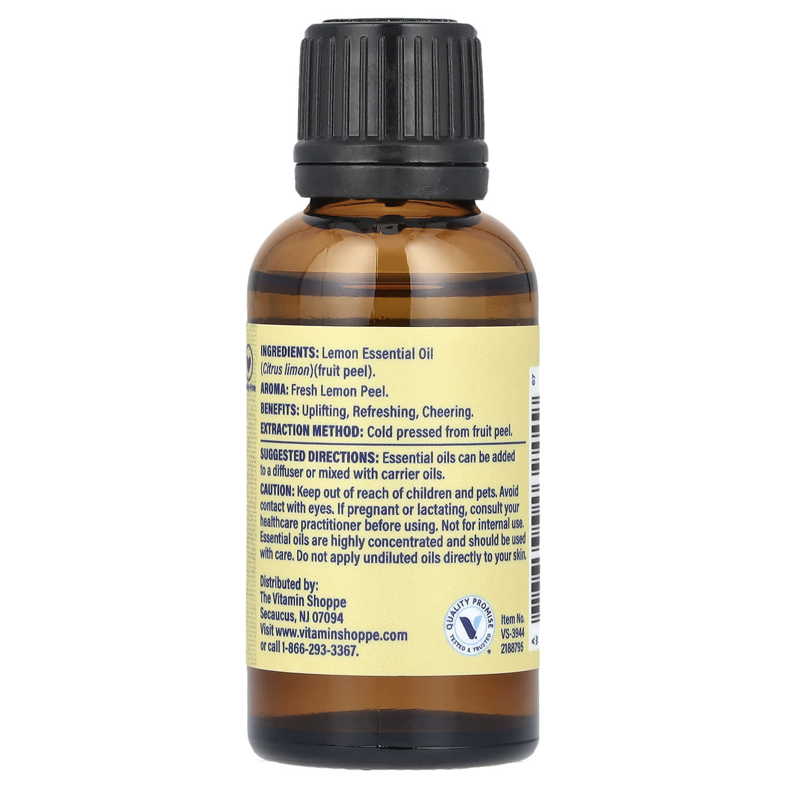 The Vitamin Shoppe, 100% Pure Essential Oil, Lemon, 1 fl oz (30 ml) - Image 2