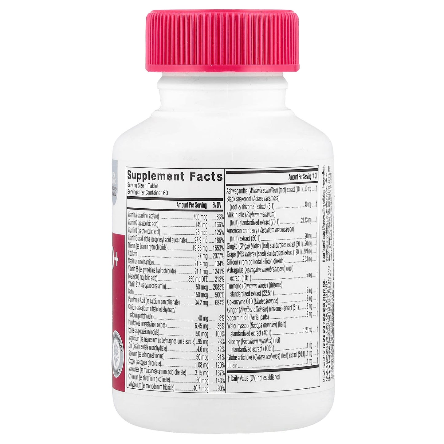 Swisse, Women's 50+ Multivitamin, 60 Tablets - Image 2