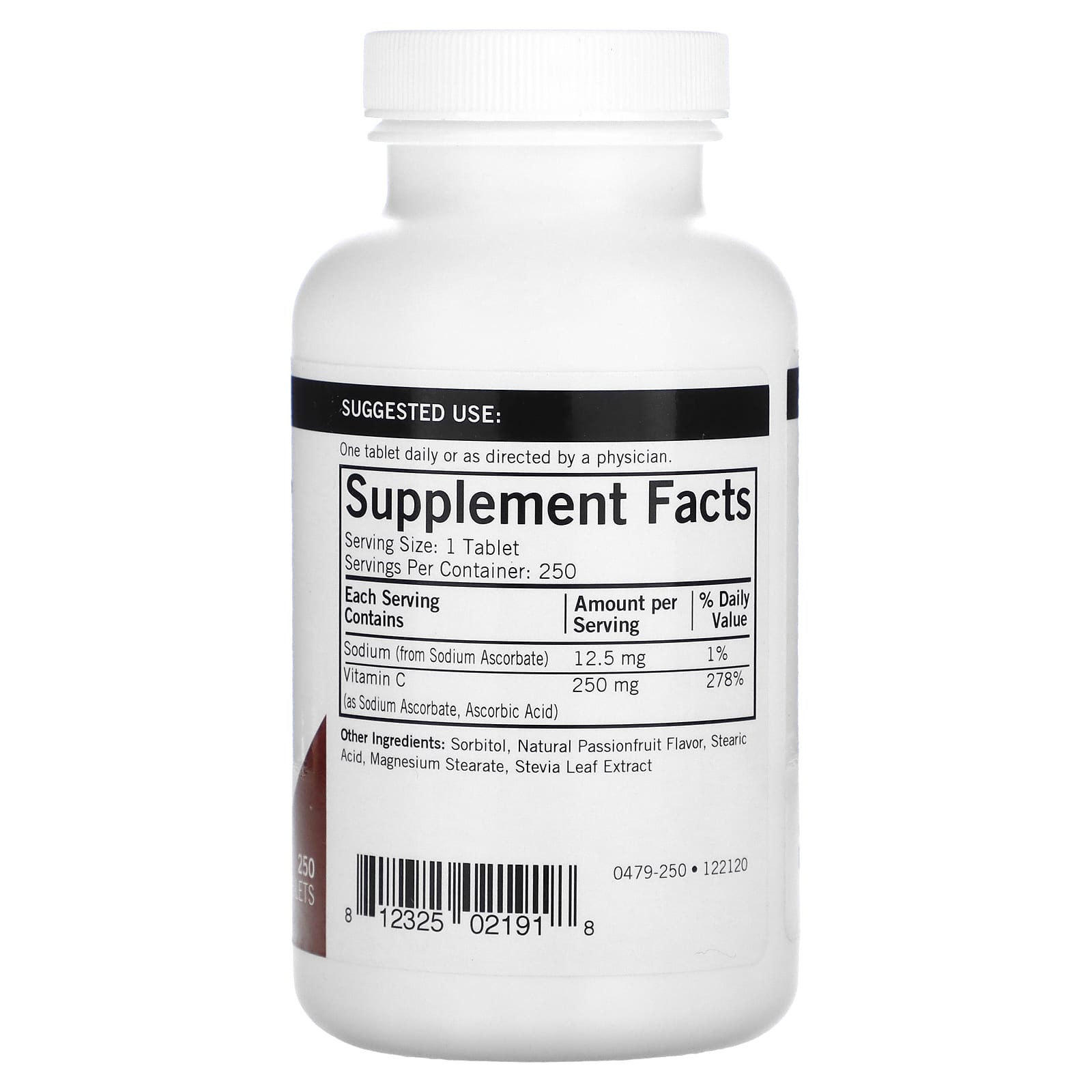 Kirkman Labs, Chewable Vitamin C, 250 mg, 250 Tablets - Image 2